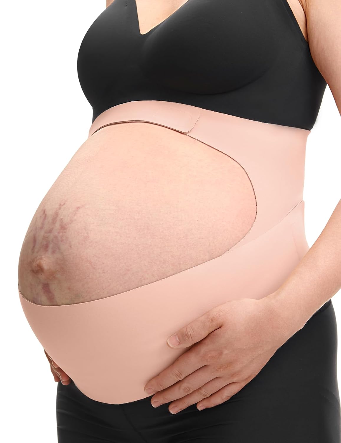 Momcozy Pregnancy Belly Band, CozySupport Ergonest Maternity Belly Band, Invisib...
