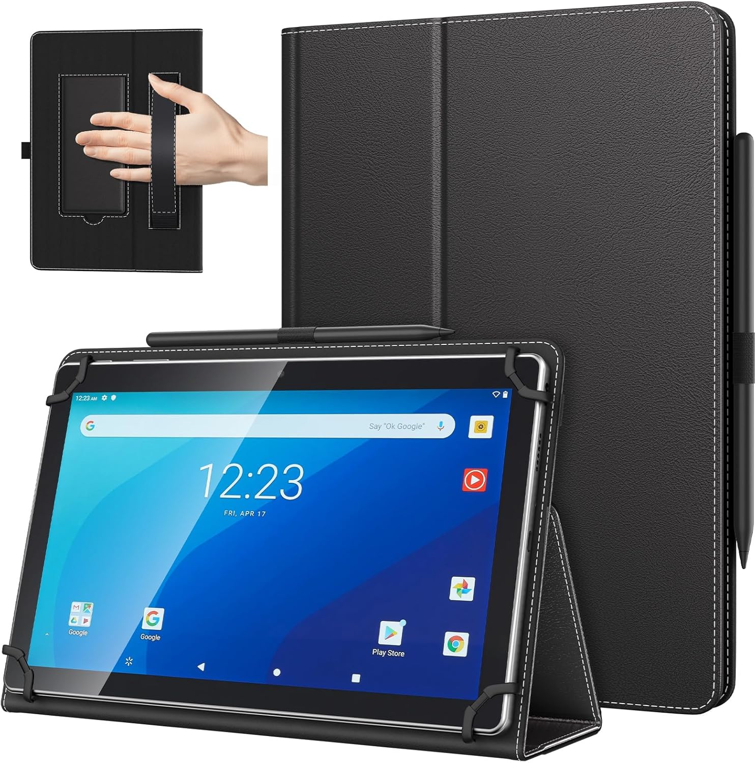 High-Quality TiMOVO Universal Case, Innovative Tablet Cover with Pen Loop, Light...