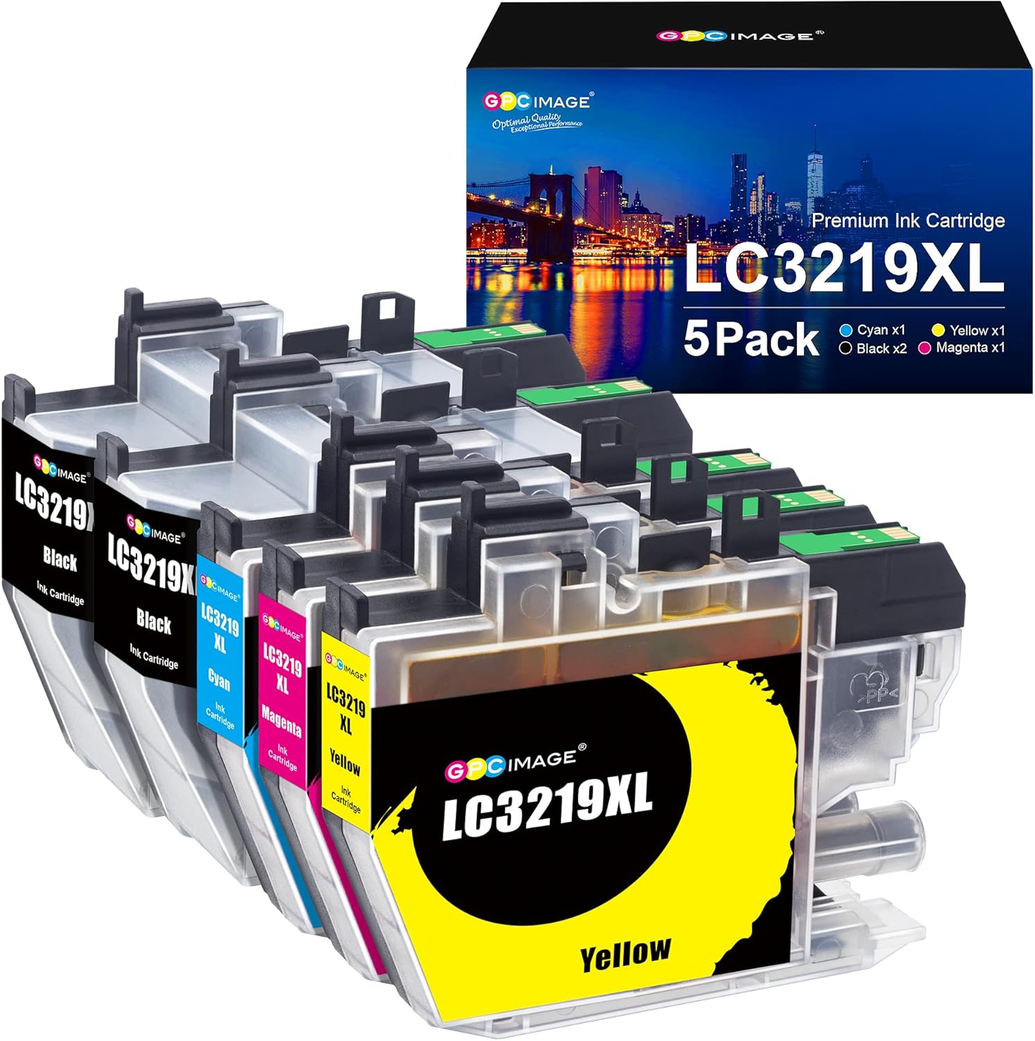GPC Image Multipack Ink Cartridges Replacement for Brother LC3219 3219XL Compati...