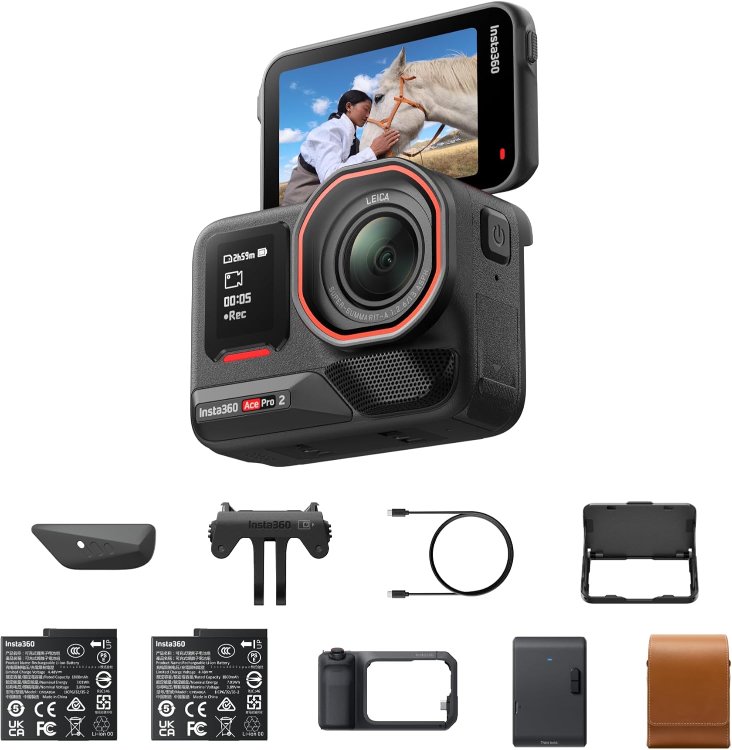 Top Tier Insta360 Ace Pro 2 Action Camera, Premium...
