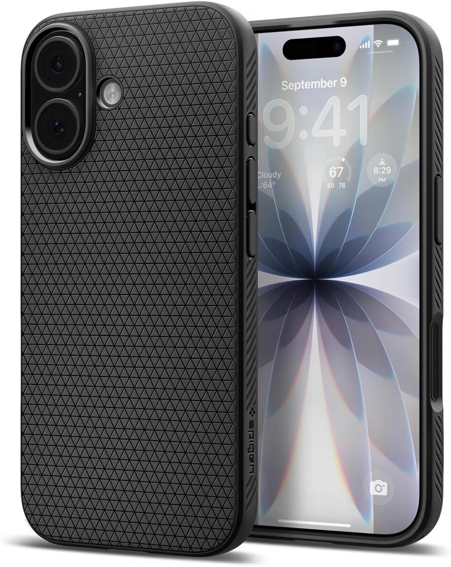 Spigen Liquid Air Case Compatible with iPhone 17 (2025) [Military-Grade Drop Pro...