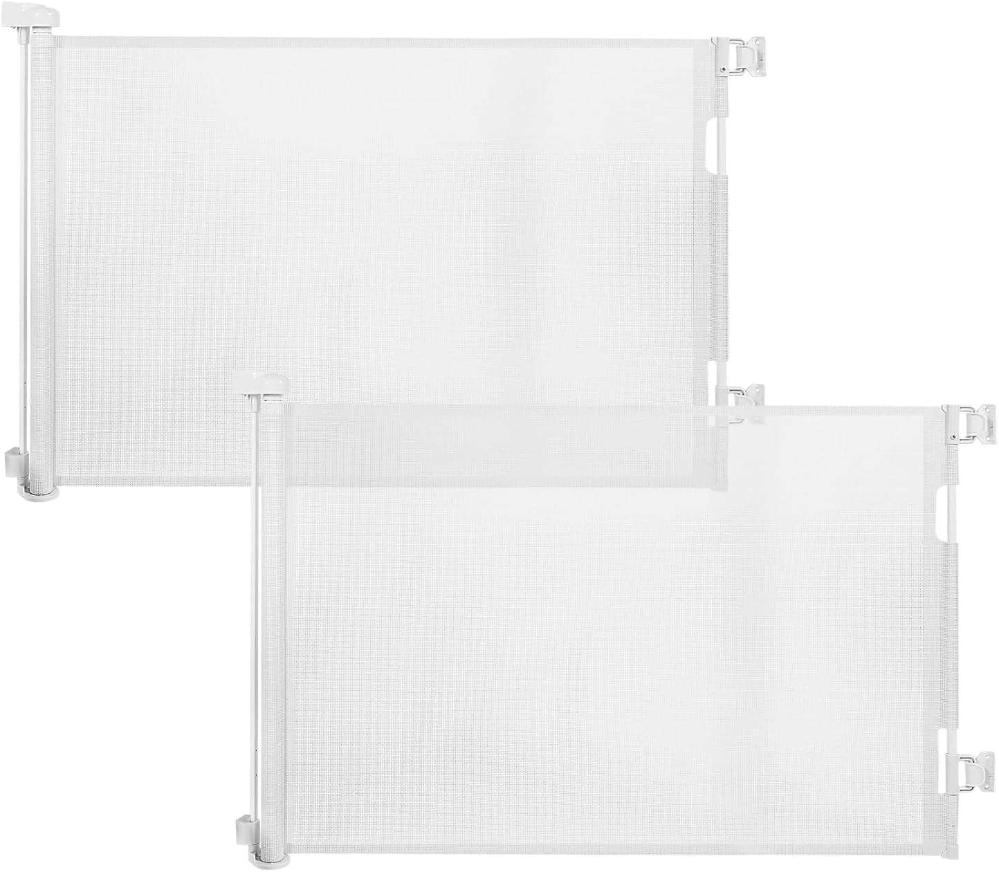 derimkcoa Retractable Stair Gate, Special Mesh Baby Gate or Mesh Dog Gate, Innov...