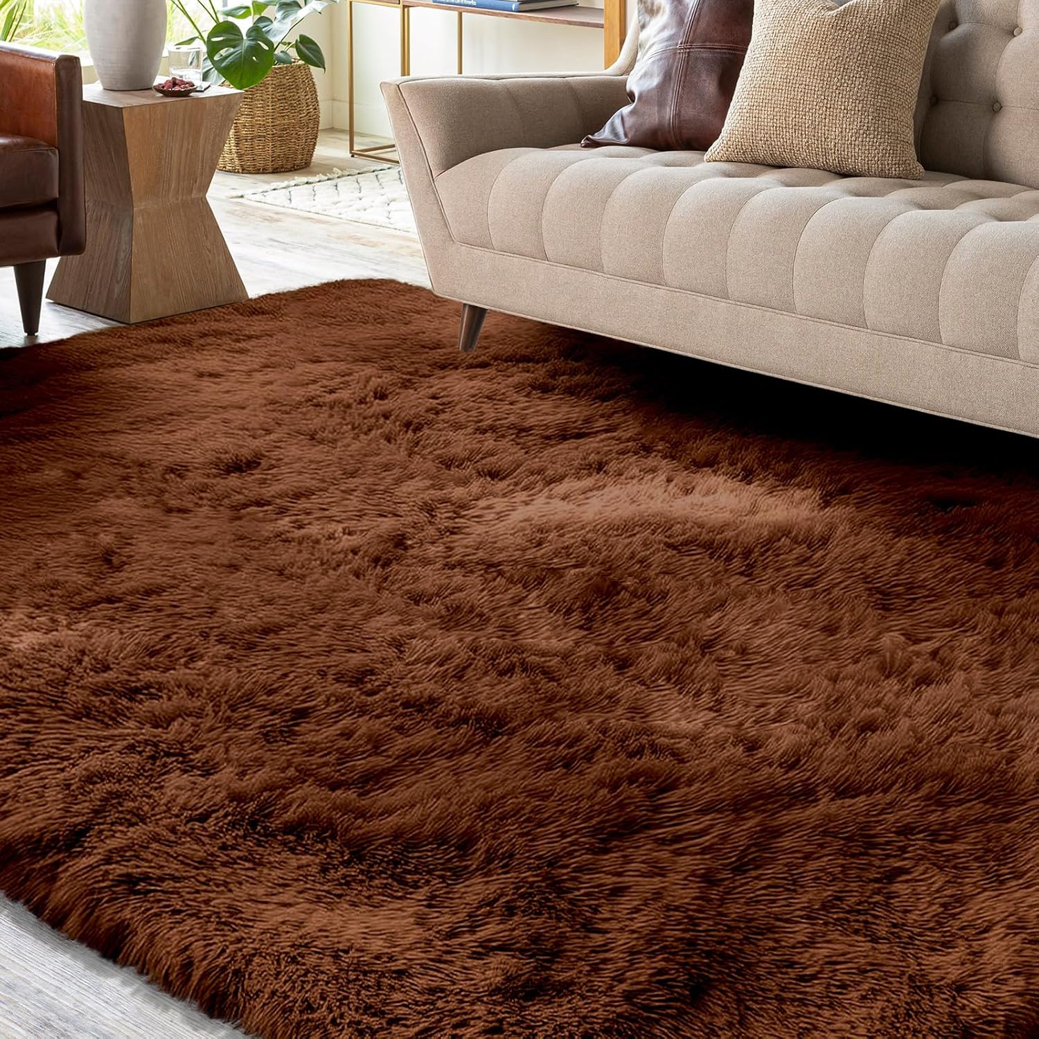 Luxury Large Rugs for Living Room, Super Soft Bedroom Carpet, High-Quality Fluff...
