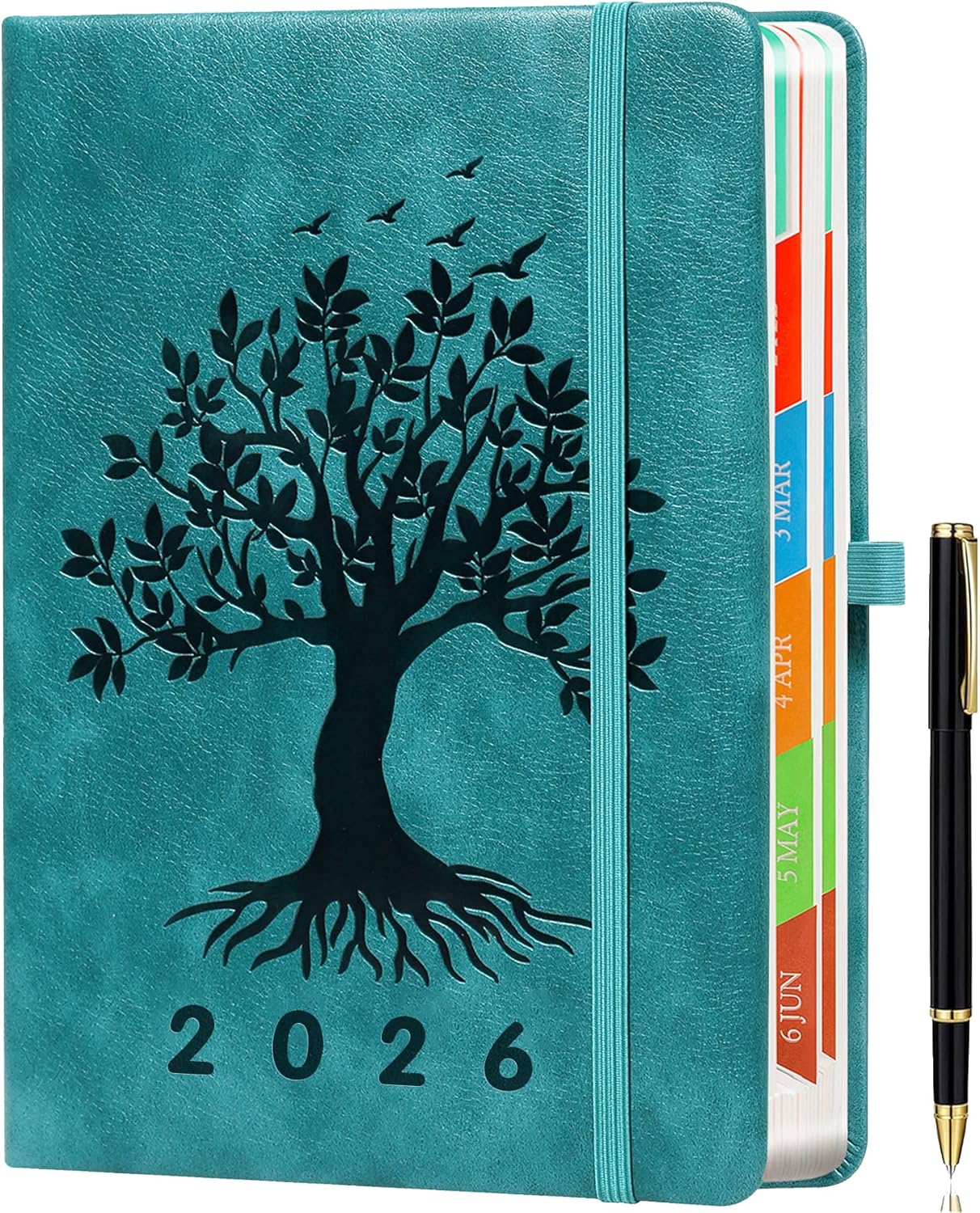 ZXHQ 2026 Diary, Special A5 Page a Day Planner, Innovative Full Year Daily Plann...