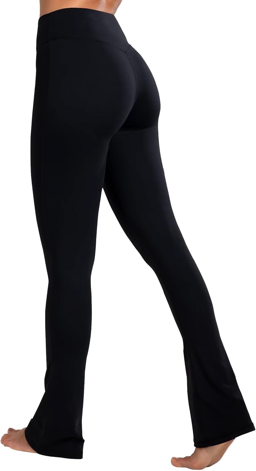 Sunzel High Waist Mini Flared Leggings for Women, Tummy Control Casual Flare Yog...