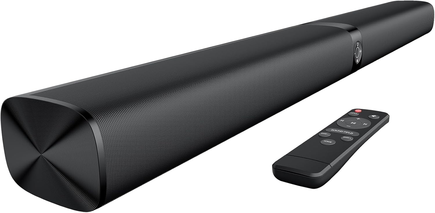 Sound Bar for Smart TV, 80W Soundbar with Bluetooth/ARC/Opt/AUX Connect, Dynamic...