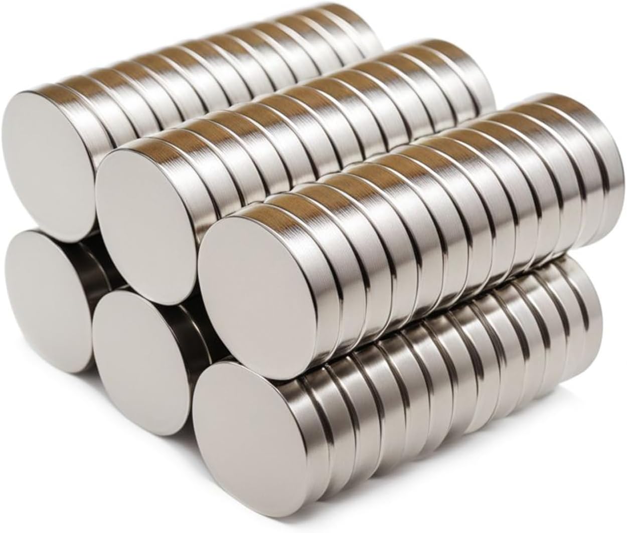 Yizhet 50 Pcs 10 * 2 mm Magnets, Neodymium, Small Mini yet Strong for Fridge, Wh...