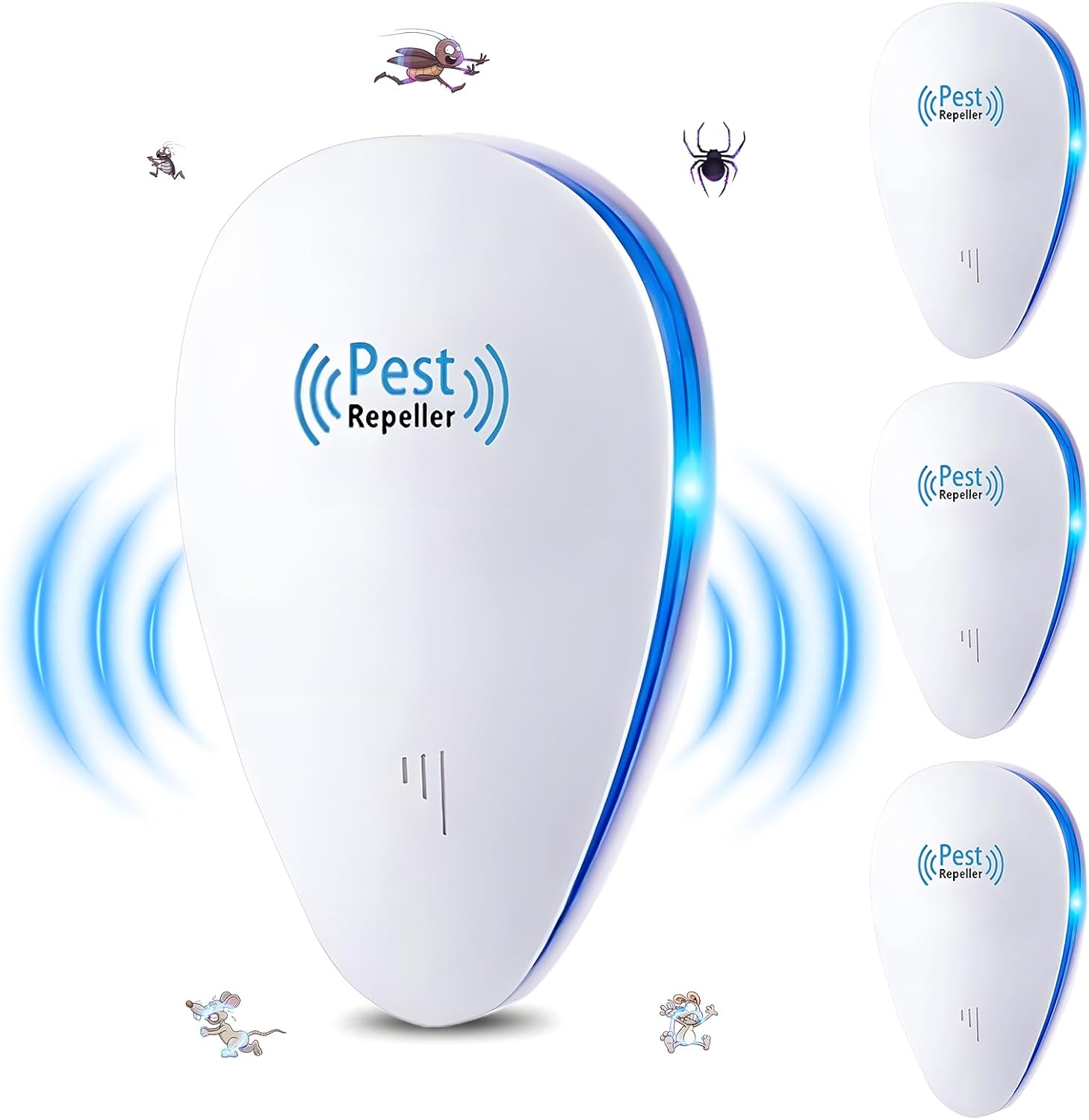 Ultrasonic Pest Repellent,Powerful Mouse Repeller plug in Pest Control, Effectiv...