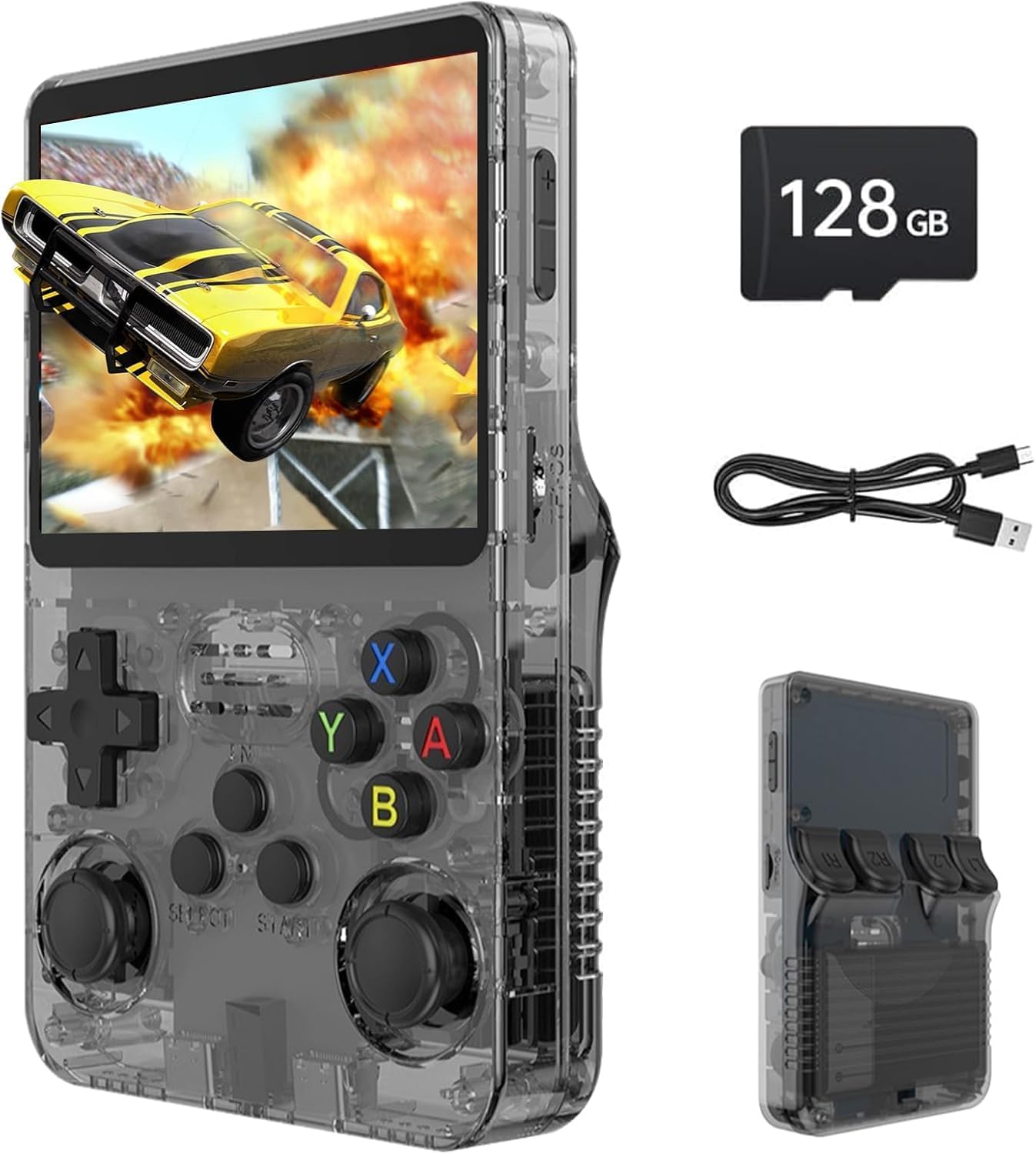 R36S Retro Handheld Game Console, 128GB Retro Gami...