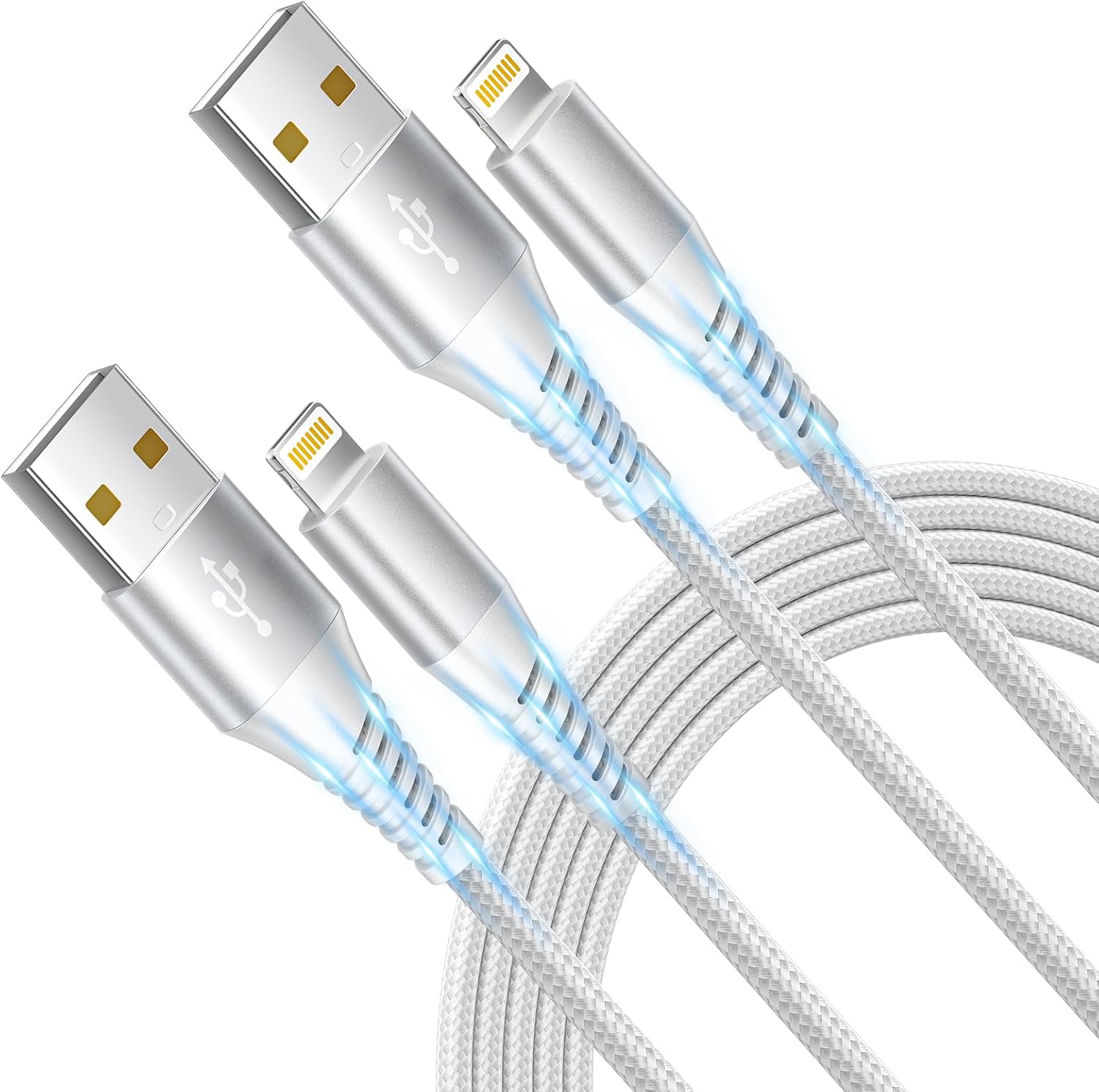 Aioneus iPhone Charger Cable 2Pack 10FT/3M, MFi Ce...