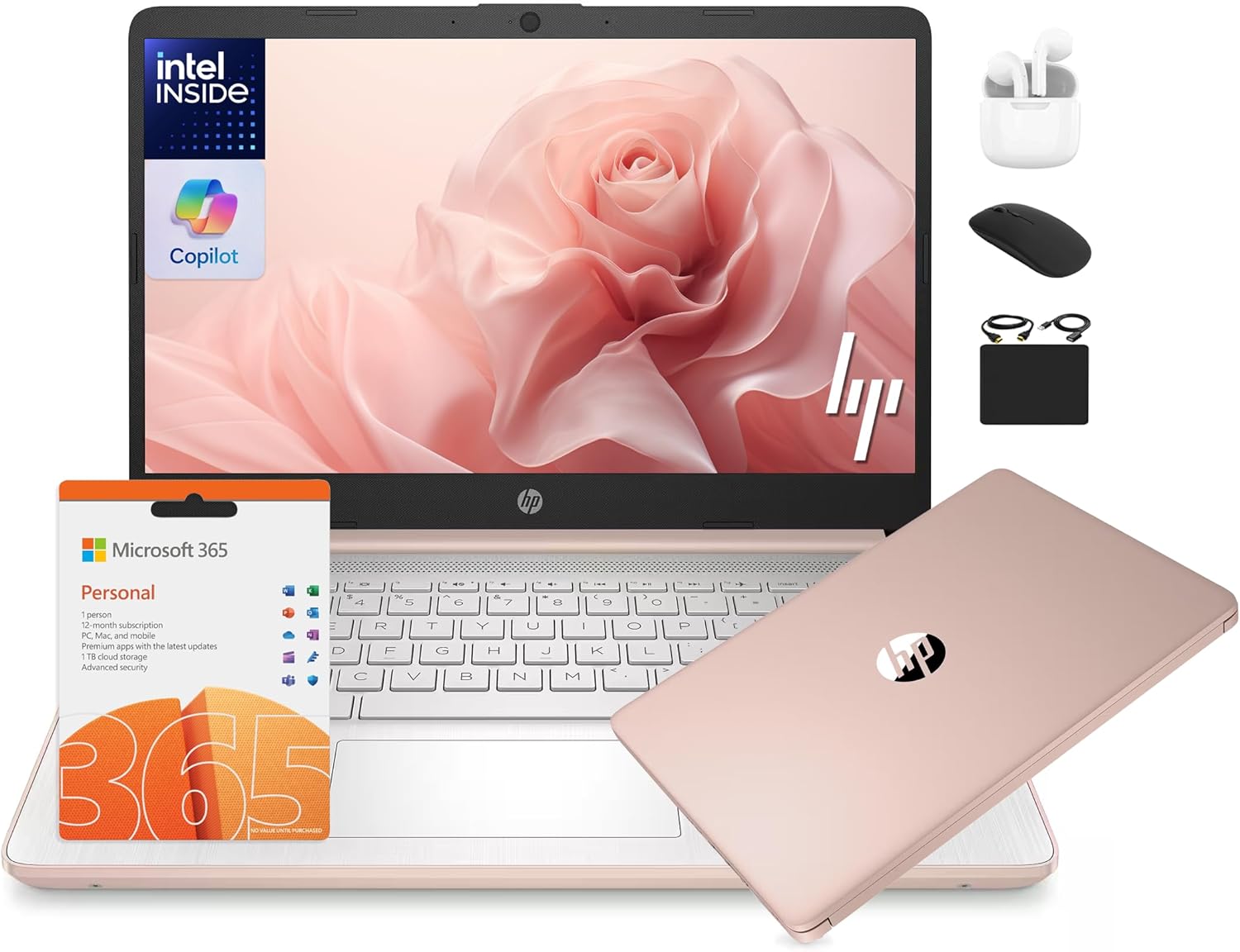 HP 14 Laptop Student Business 2025 Flagship, AI Copilot, 4-Core