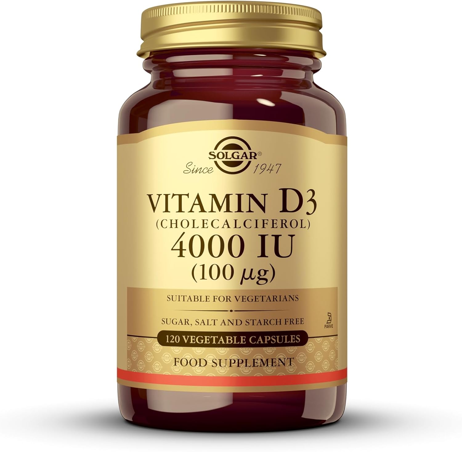 Solgar 4000IU Vitamin D3 - Healthy Teeth and Bones - Better Calcium Absorption -...