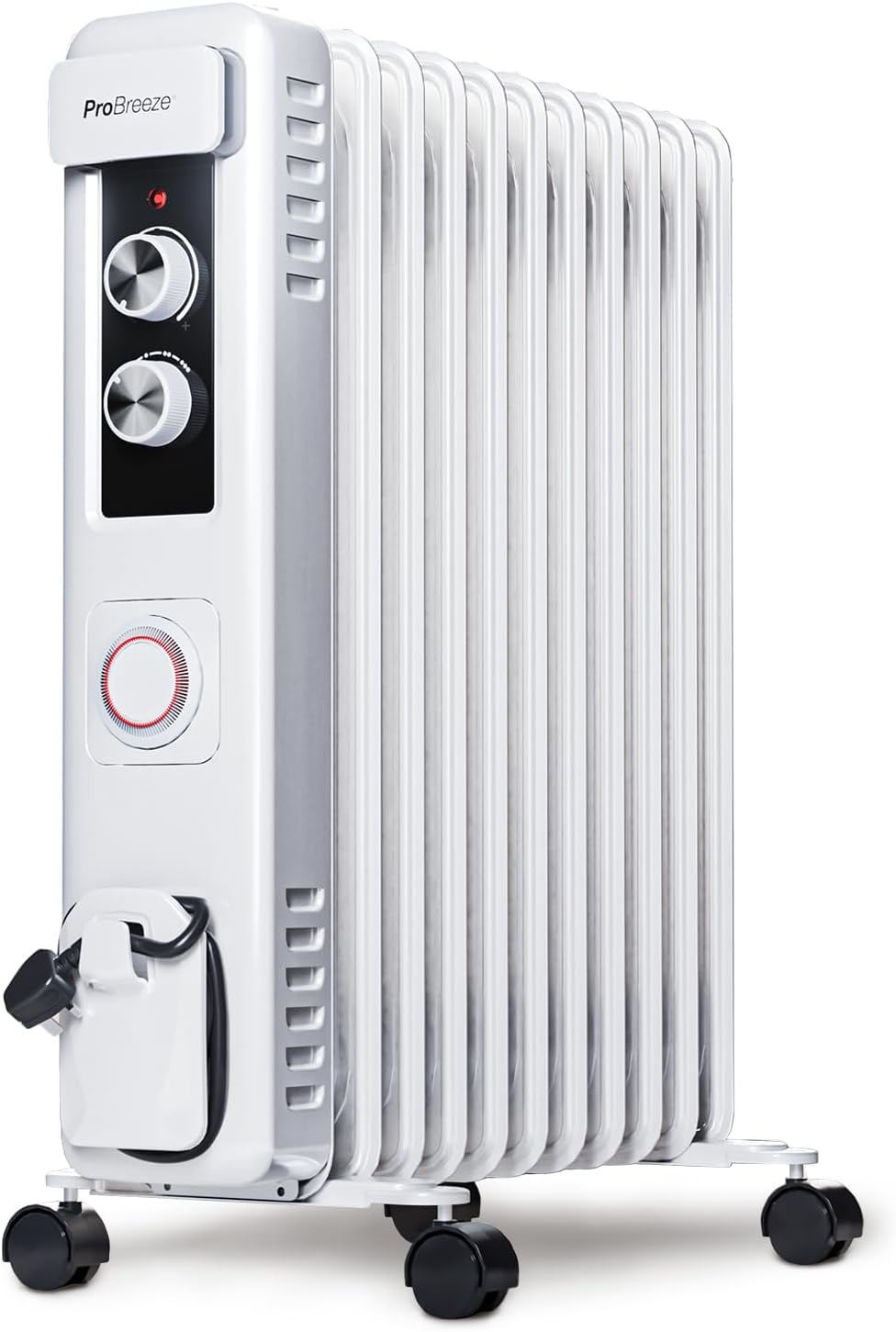 Pro Breeze Oil Filled Radiator with 11 Fins - Slim Electric Radiator - Portable...