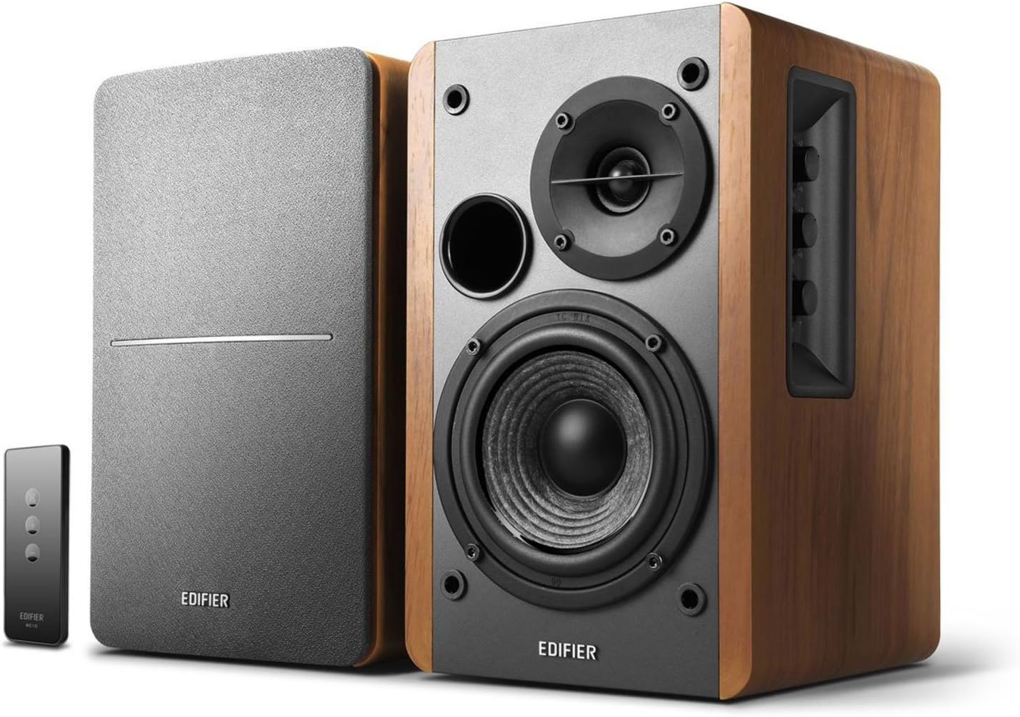 Edifier R1280T Powered Bookshelf Speakers - 2.0 Active Near Field Studio Monitor...