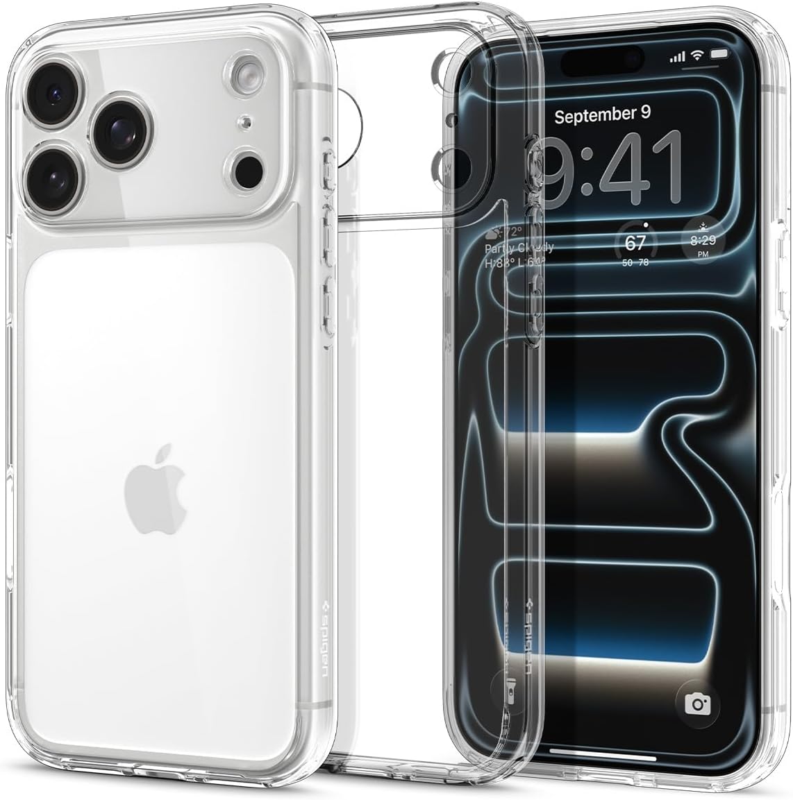 Spigen Ultra Hybrid Case Compatible with iPhone 17 Pro Max (2025) [Anti-Yellowin...