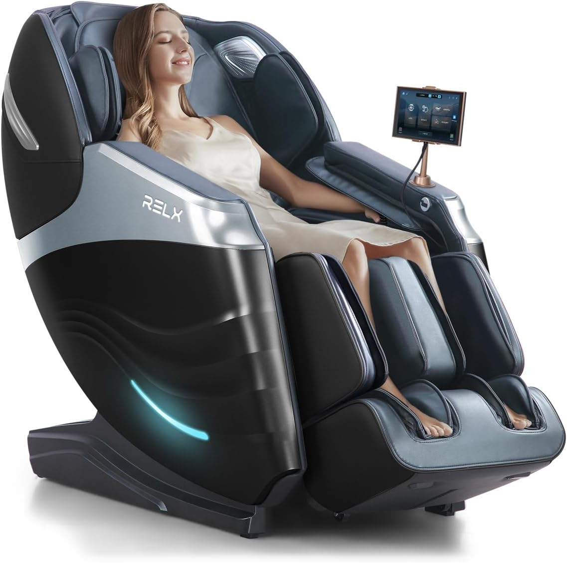 RELX Massage Chair Full Body, 20 Modes Zero Gravity SL-Track Shiatsu Massage Cha...