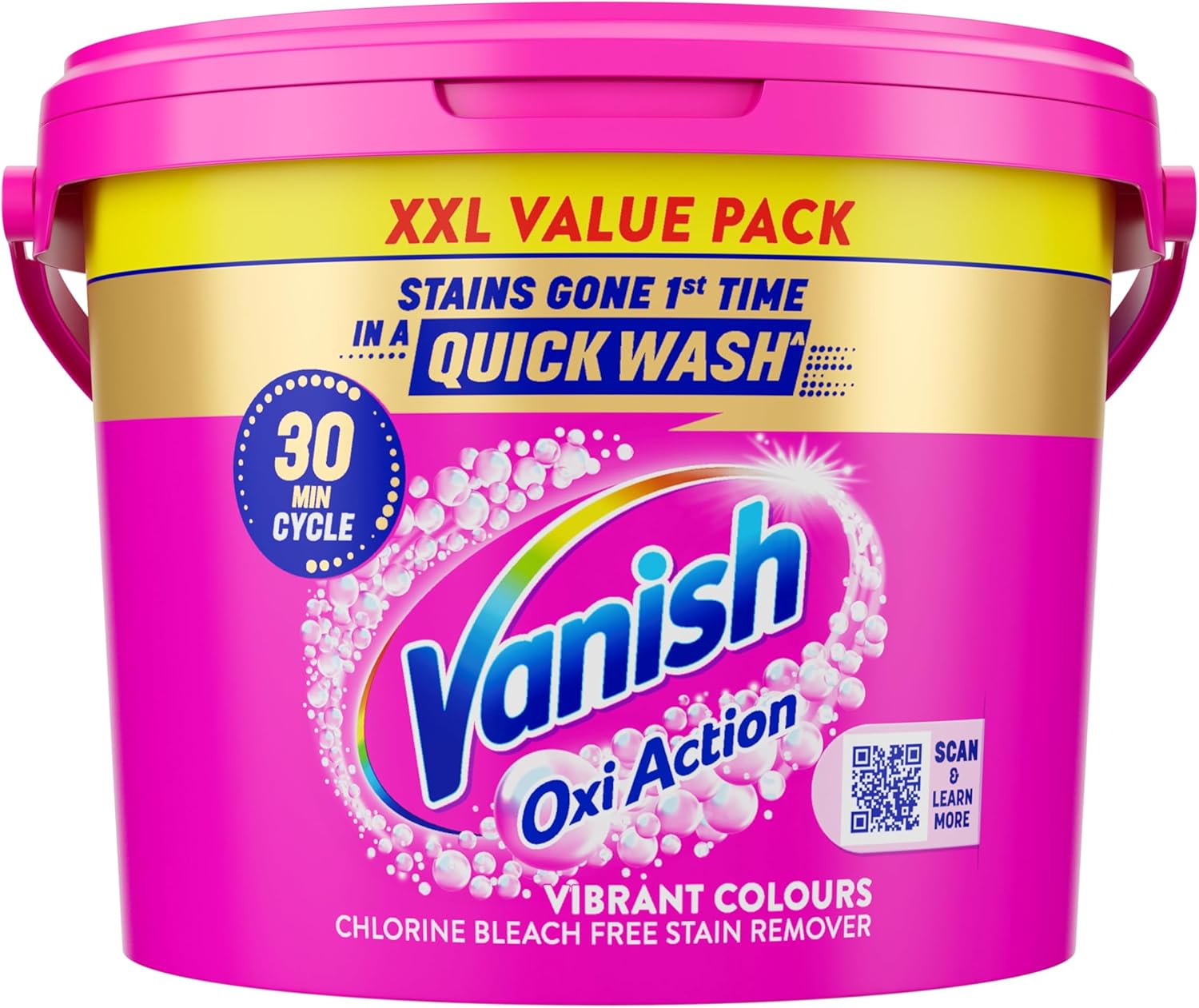 Vanish Gold Oxi Action Laundry Booster & Stain Remover Powder for Colours (2.4kg...