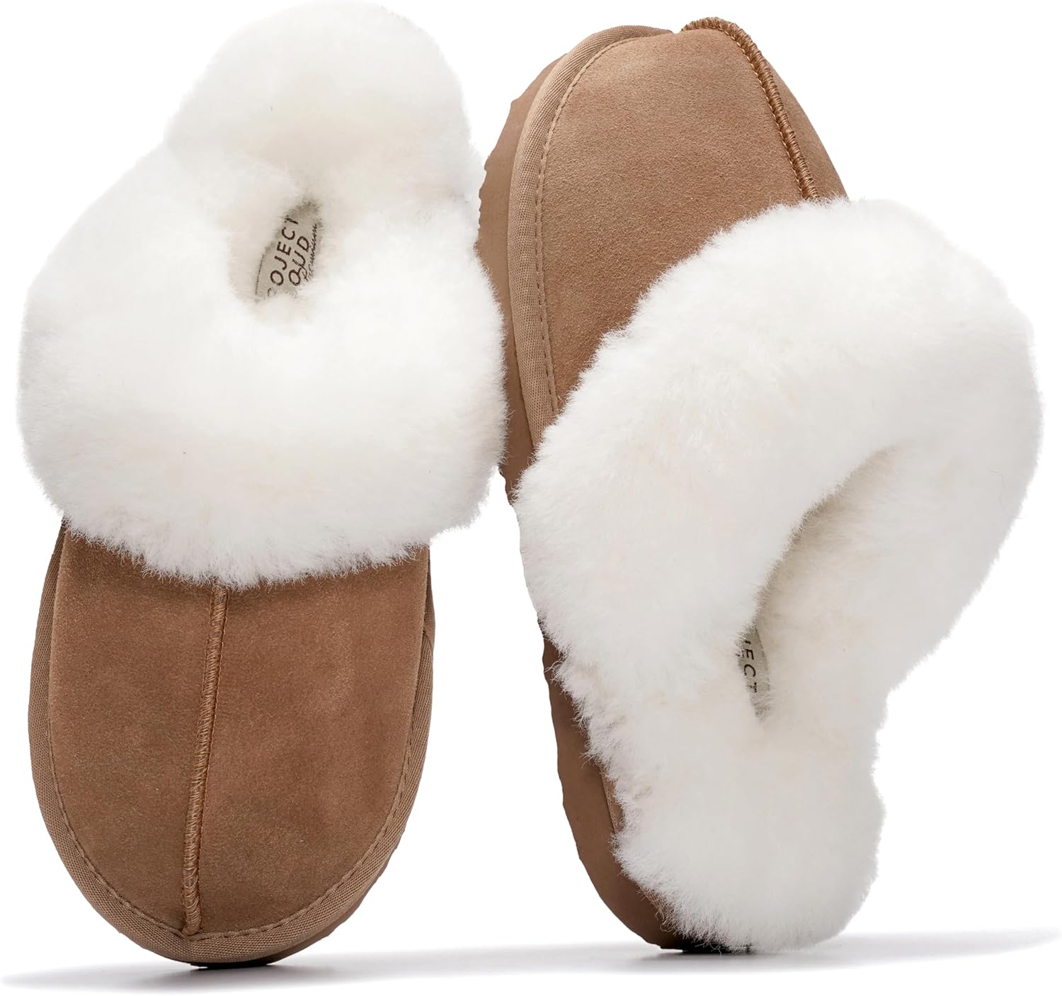 High-Quality Project Cloud Genuine Leather Slippers, Luxurious Women's Footwear...