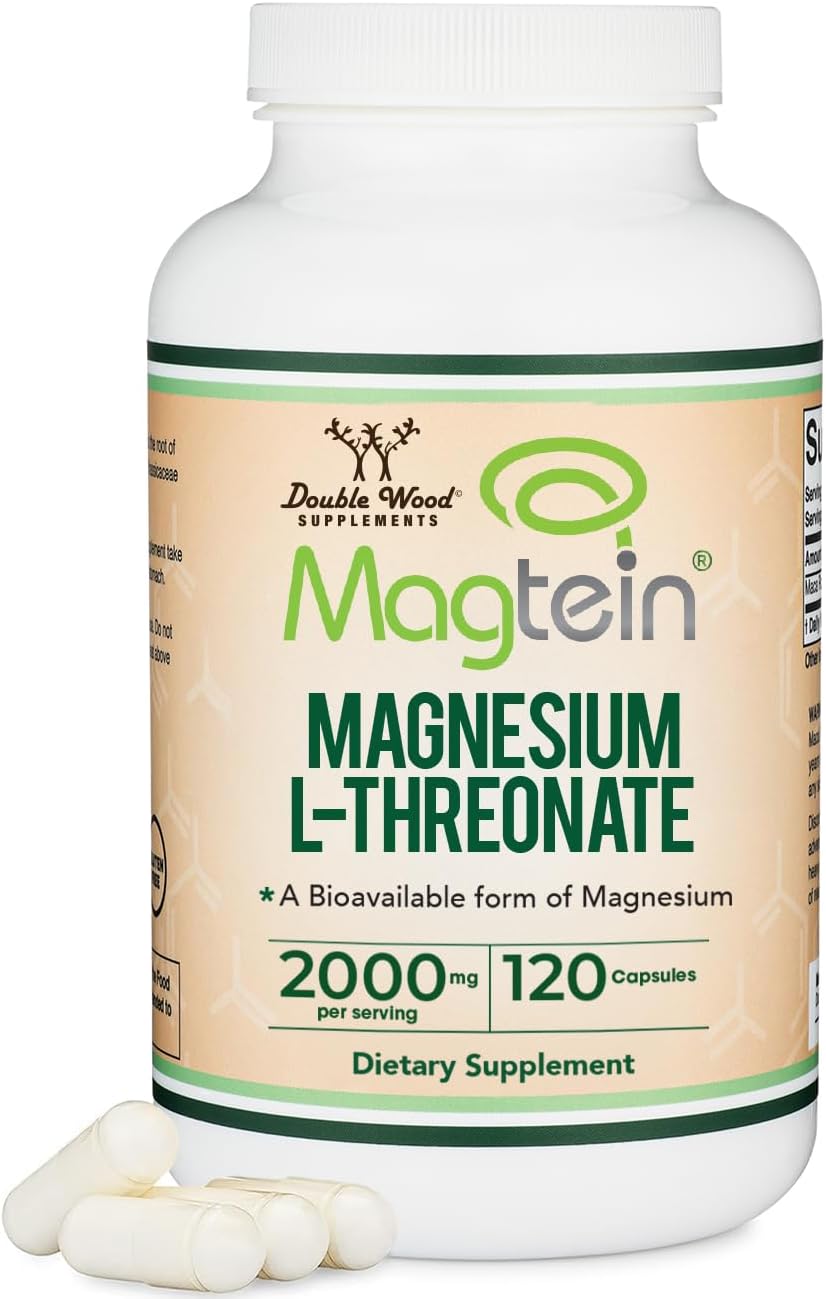 Magnesium L Threonate Capsules, Special High Absorption Supplement, Innovative B...
