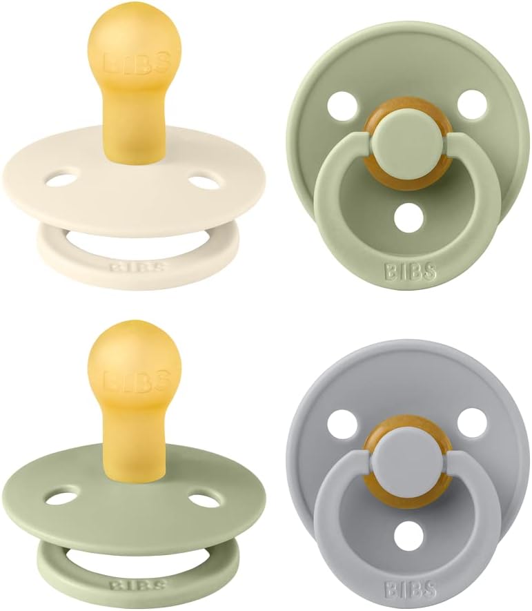 BIBS Dummies, Special BPA Free Dummy Pacifier, Innovative Round Nipple Soothers,...