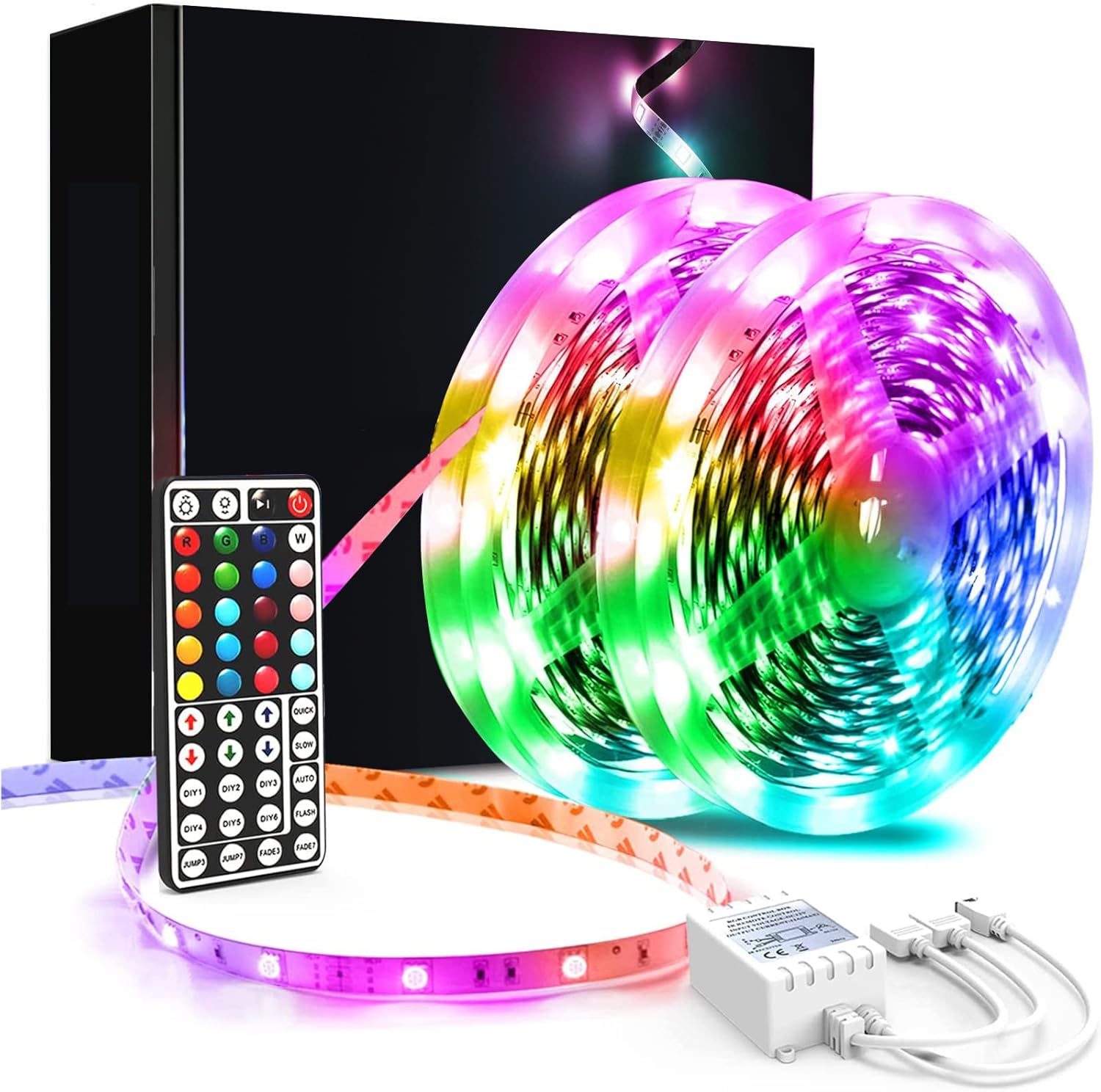 phopollo Led Strip Light, 10m Led Light Strips with 44-Keys Remote, Flexible 505...