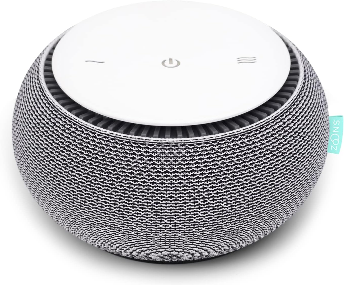 SNOOZ Smart White Noise Sound Machine - Real Fan Inside for Non-Looping White No...