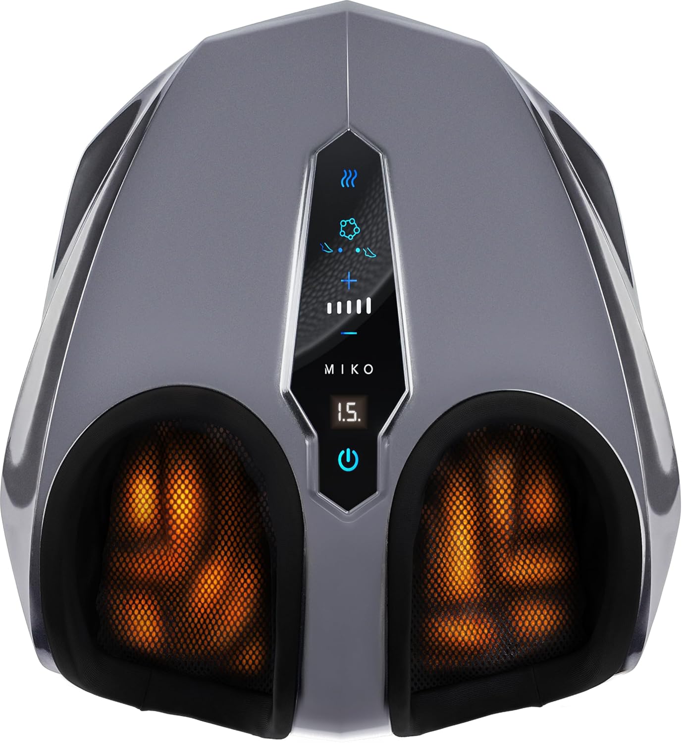 MIKO Foot Massager Machine with Deep-Kneading, Compression, Shiatsu, and Heat fo...
