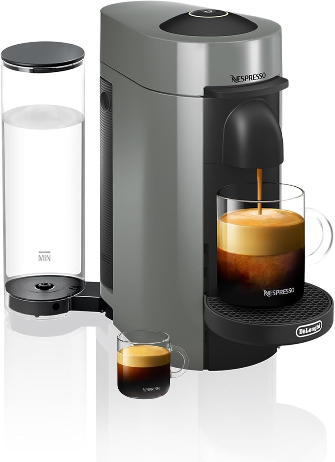 De'Longhi Nespresso Vertuo Plus Coffee and Espresso Maker by De'Longhi, Grey Mac...