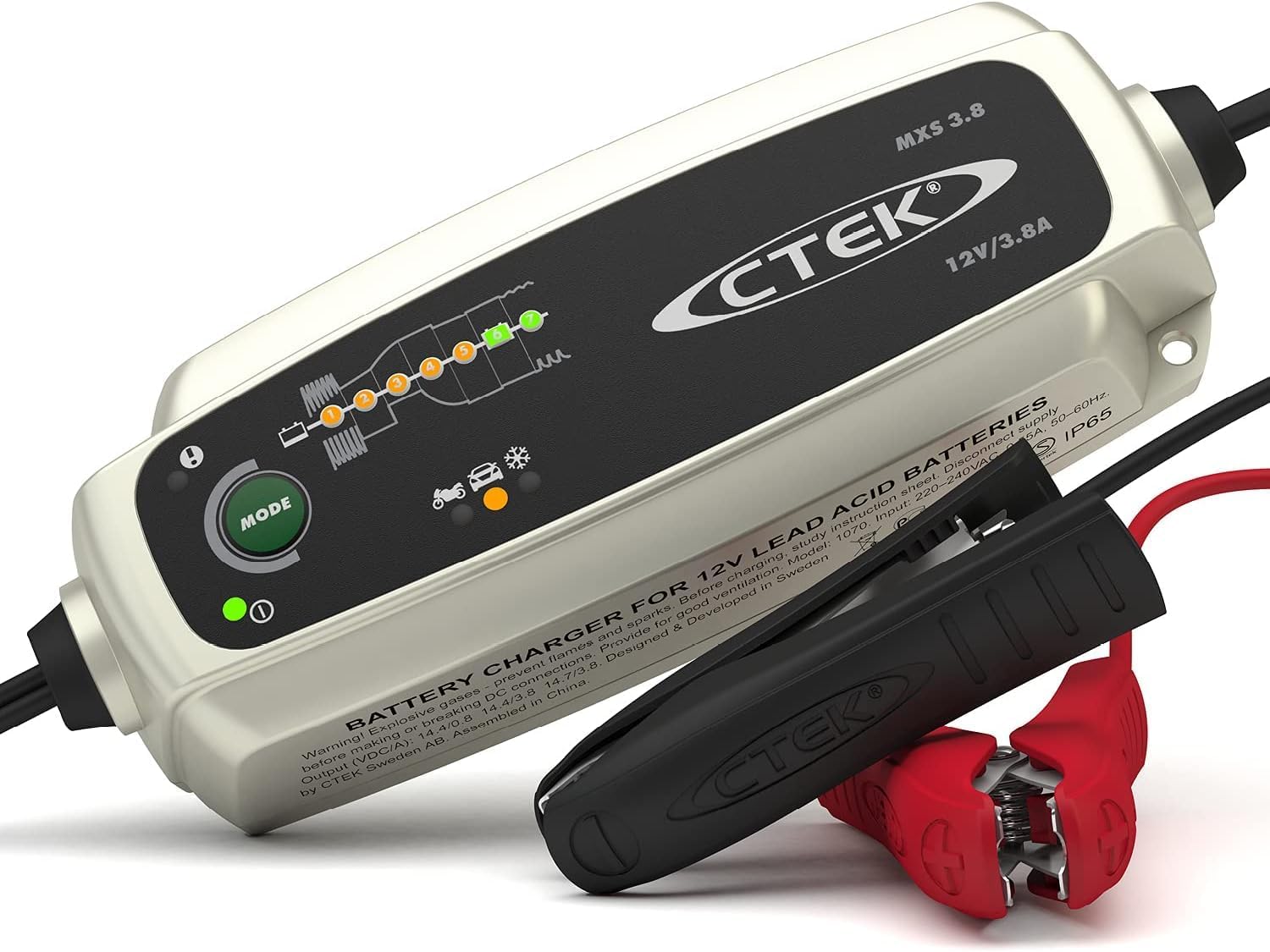 CTEK MXS 3.8 Multi Functional 7-stage battery charger 3.8 A 56-972 Single