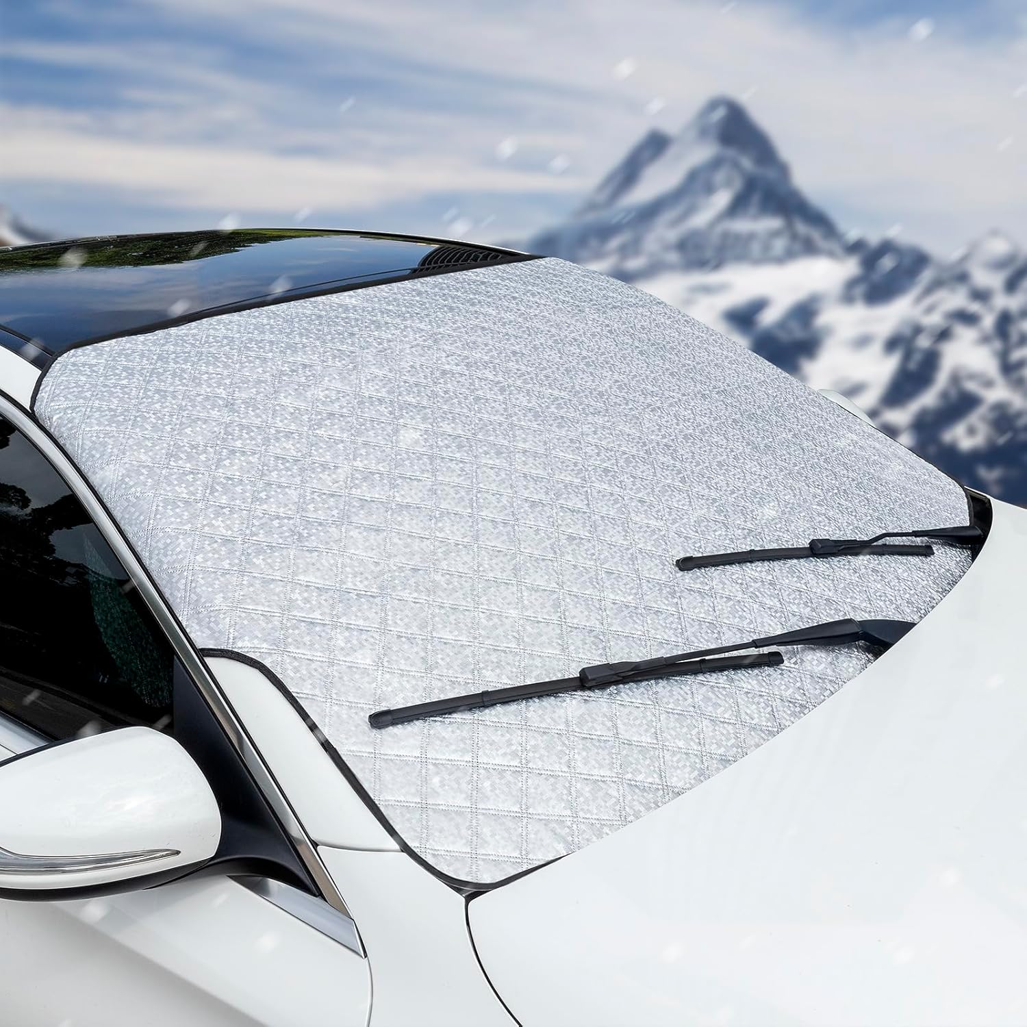 Windscreen Cover Frost Ice Snow Protector for Winter | Windscreen Sun Shade UV R...