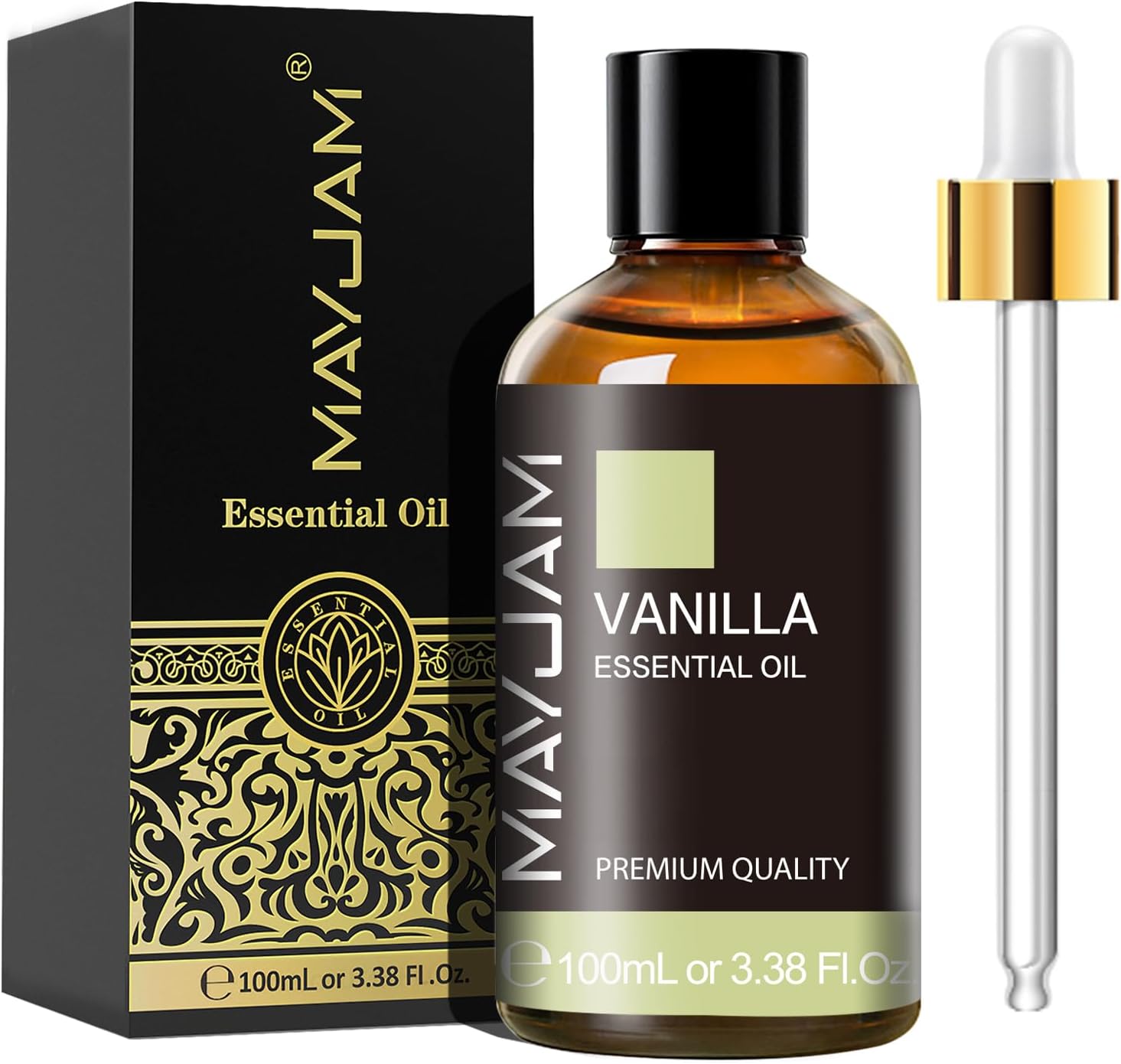 MAYJAM Vanilla Essential Oils 100ML, Vanilla Oil for Diffuser, Humidifier, DIY,...