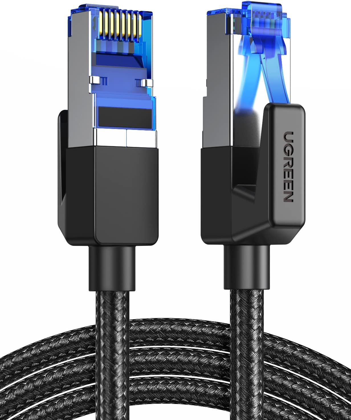 UGREEN Ethernet Cable 3M, Cat 8 Internet Cable High-Speed 40Gbps 2000MHz RJ45 LA...