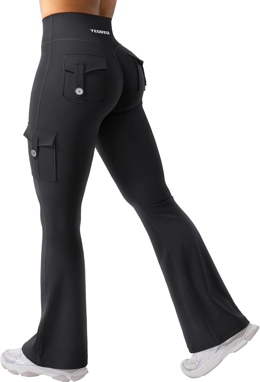 YEOREO CoreFlex Women's Leggings, Special Workout Flare Leggings with Pockets, I...