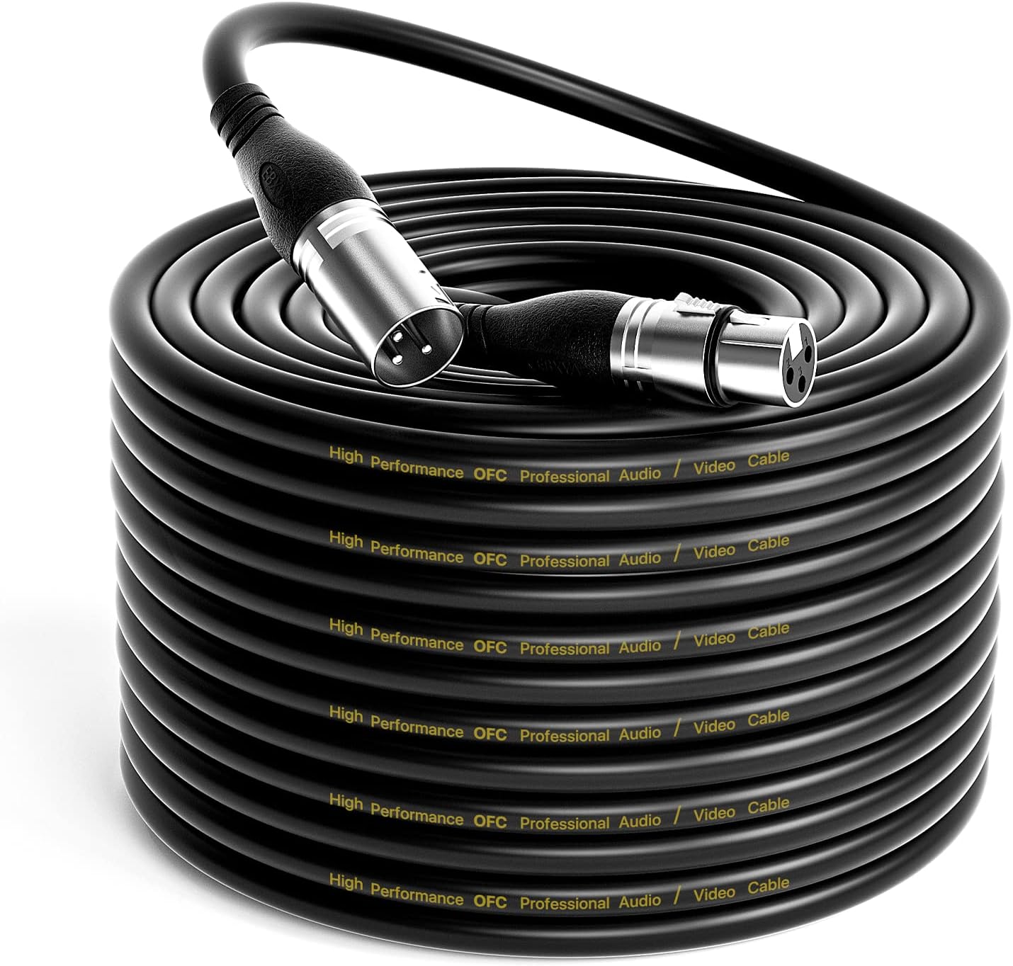 Premium EBXYA 30M XLR Microphone Cables, High-Quality Balanced Mic Speaker Cable...