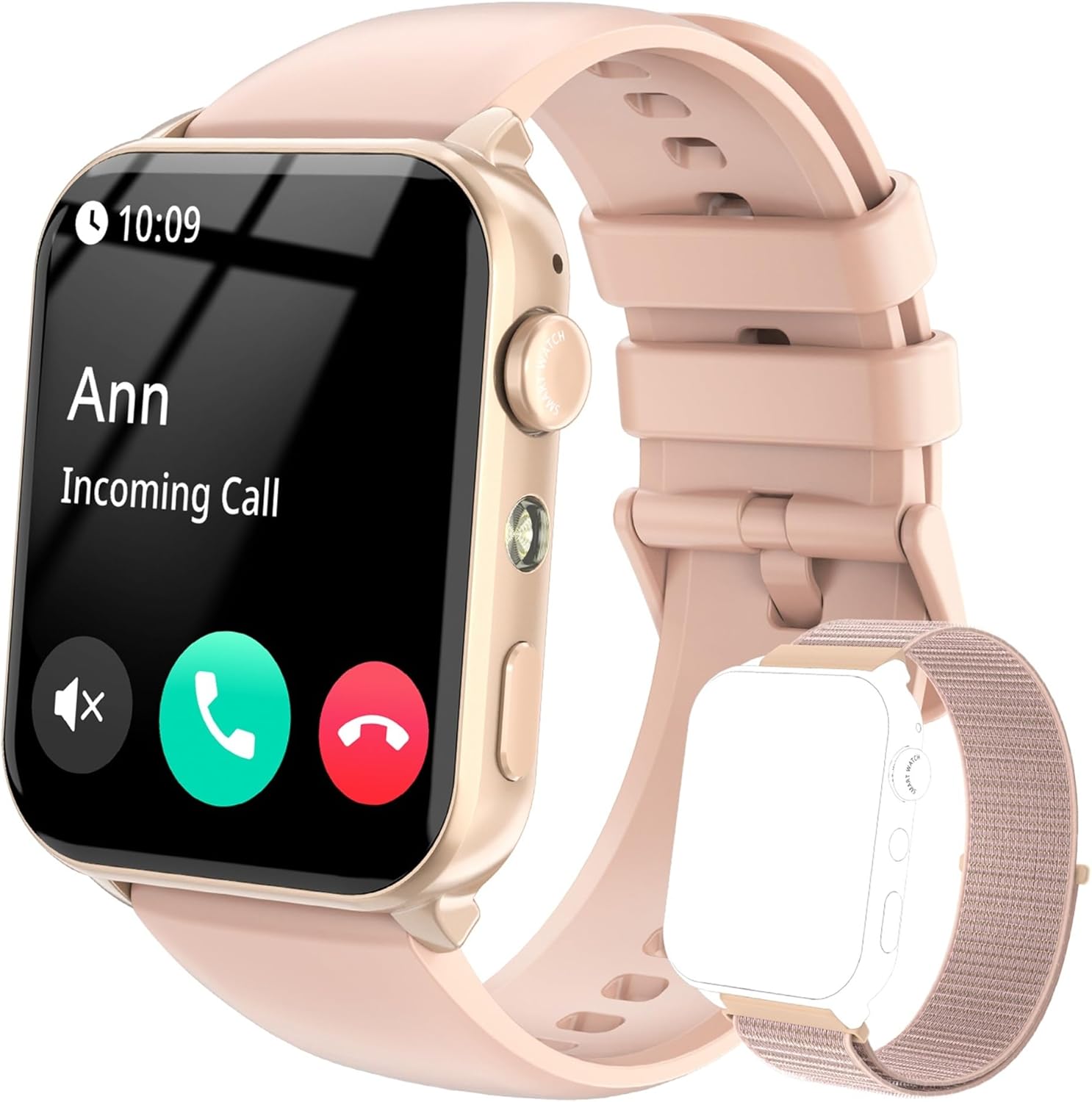 IOWODO Smart Watch for Women (Answer/Make Calls），1.91" HD Fitness Watch with F...