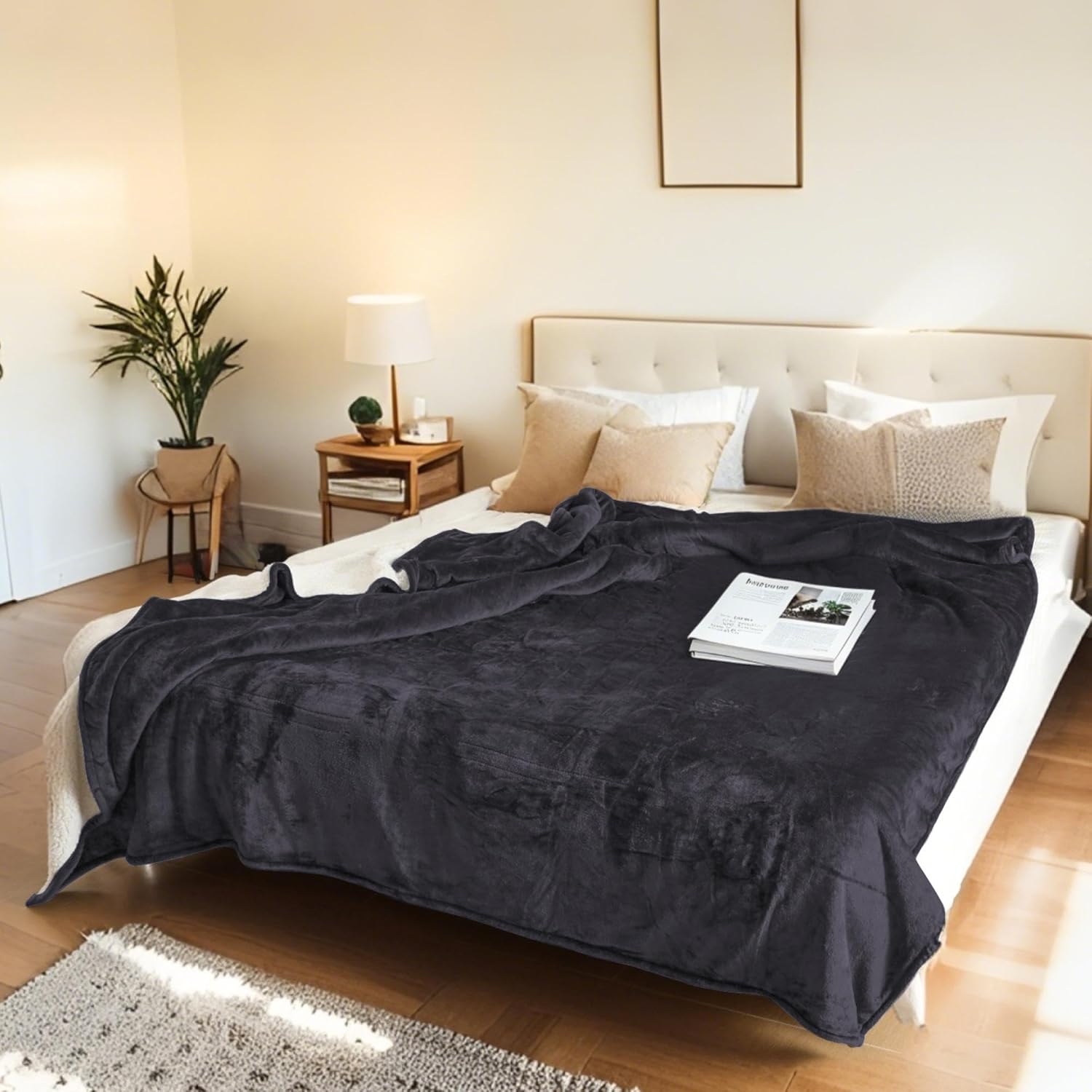 Electric Heated Blanket, High-Quality Blanket Flannel, Special Full Size Blanket...