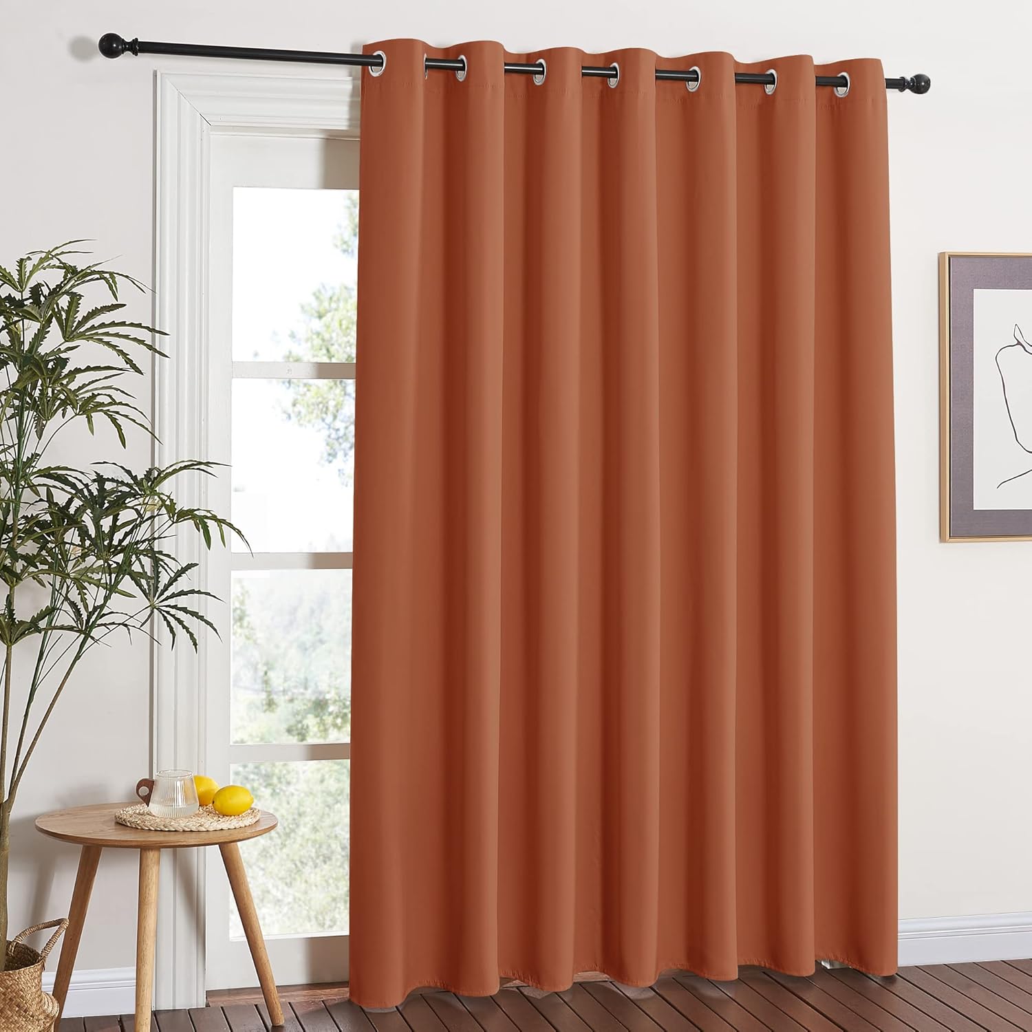 Unique NICETOWN Blackout Curtain, Special Indoor Slider Curtain for French and P...