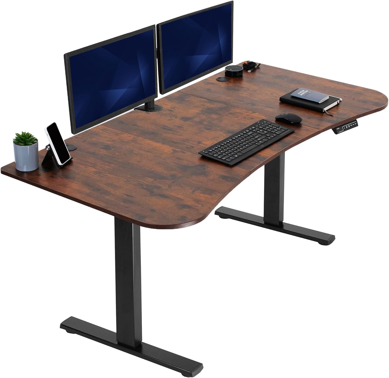Innovative VIVO Electric Standing Desk, High-Quality Desk with Memory Height Adj...