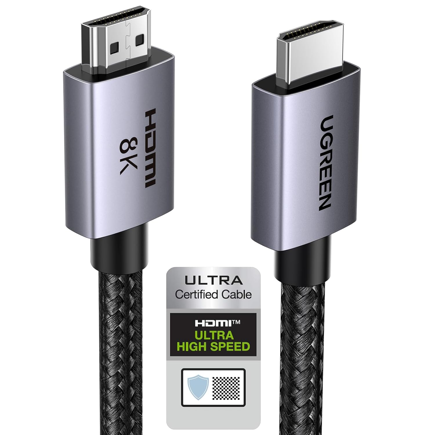 UGREEN HDMI 2.1 Cable, High-Quality HDMI Cable Certified for 10K 8K 4K Resolutio...