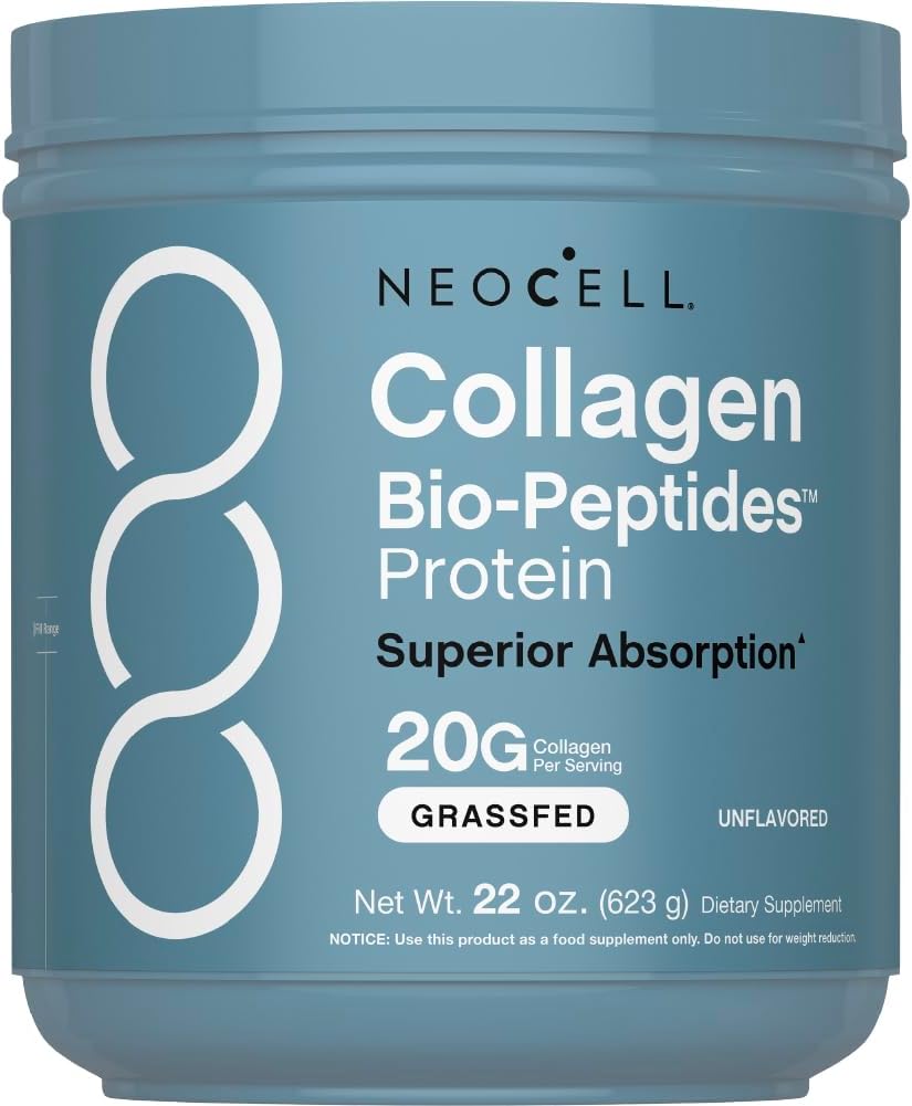NeoCell Collagen Bio-Peptides Powder, Premium Collagen Supplement-22oz for Super...