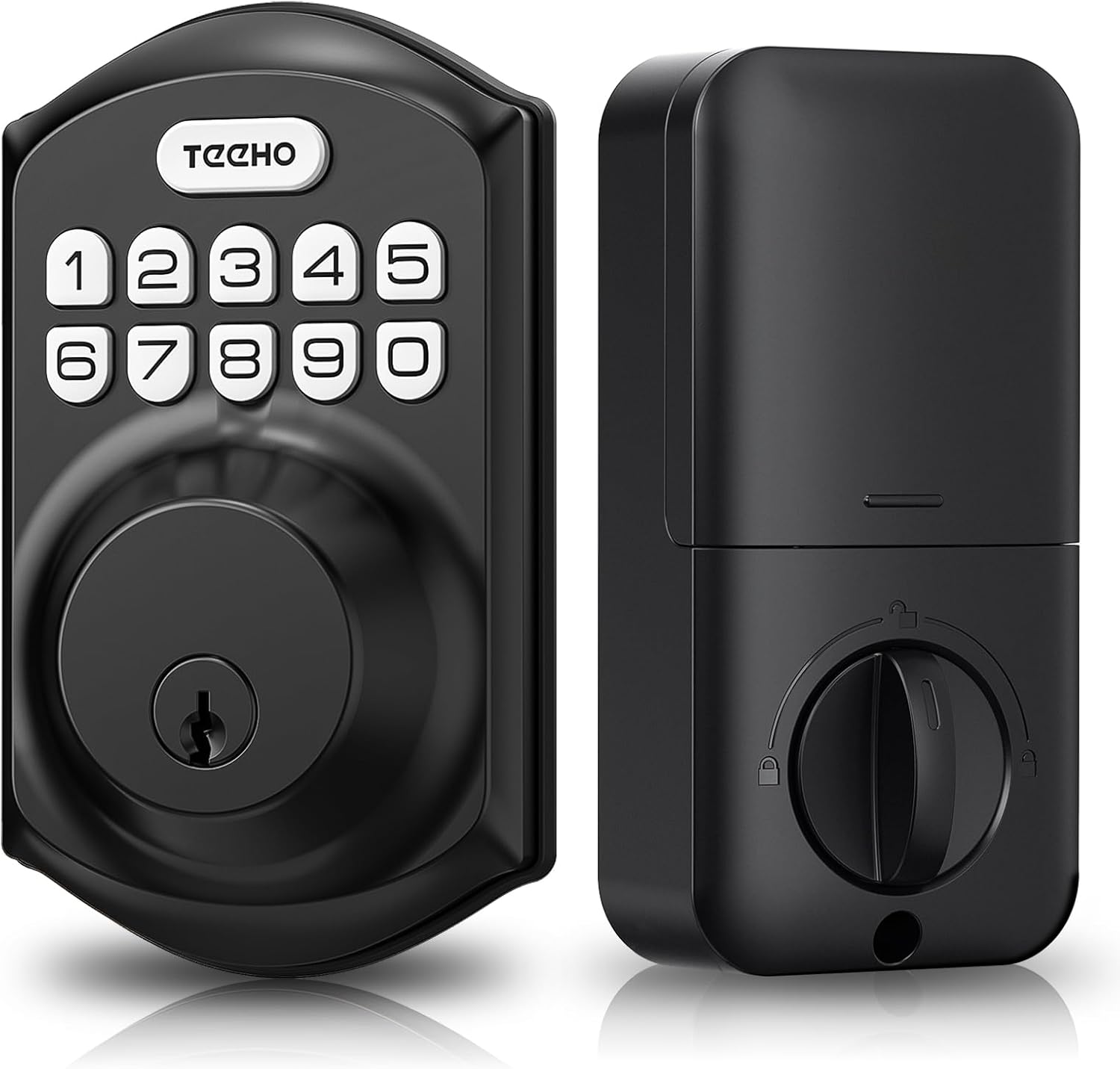 TEEHO TE001 Keyless Entry Door Lock with Keypad - Smart Deadbolt Lock for Front...