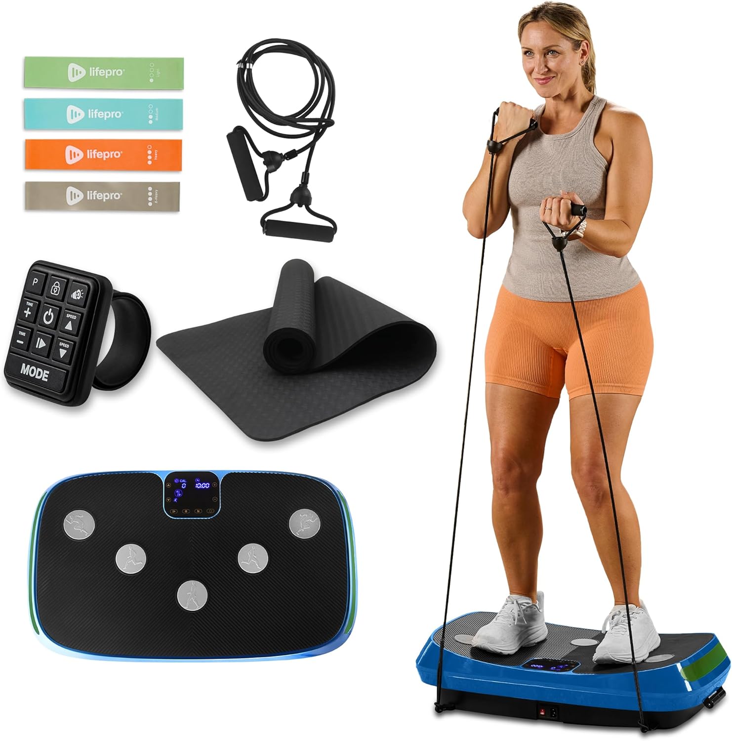 Lifepro Rumblex 4D Vibration Plate Exercise Machin...