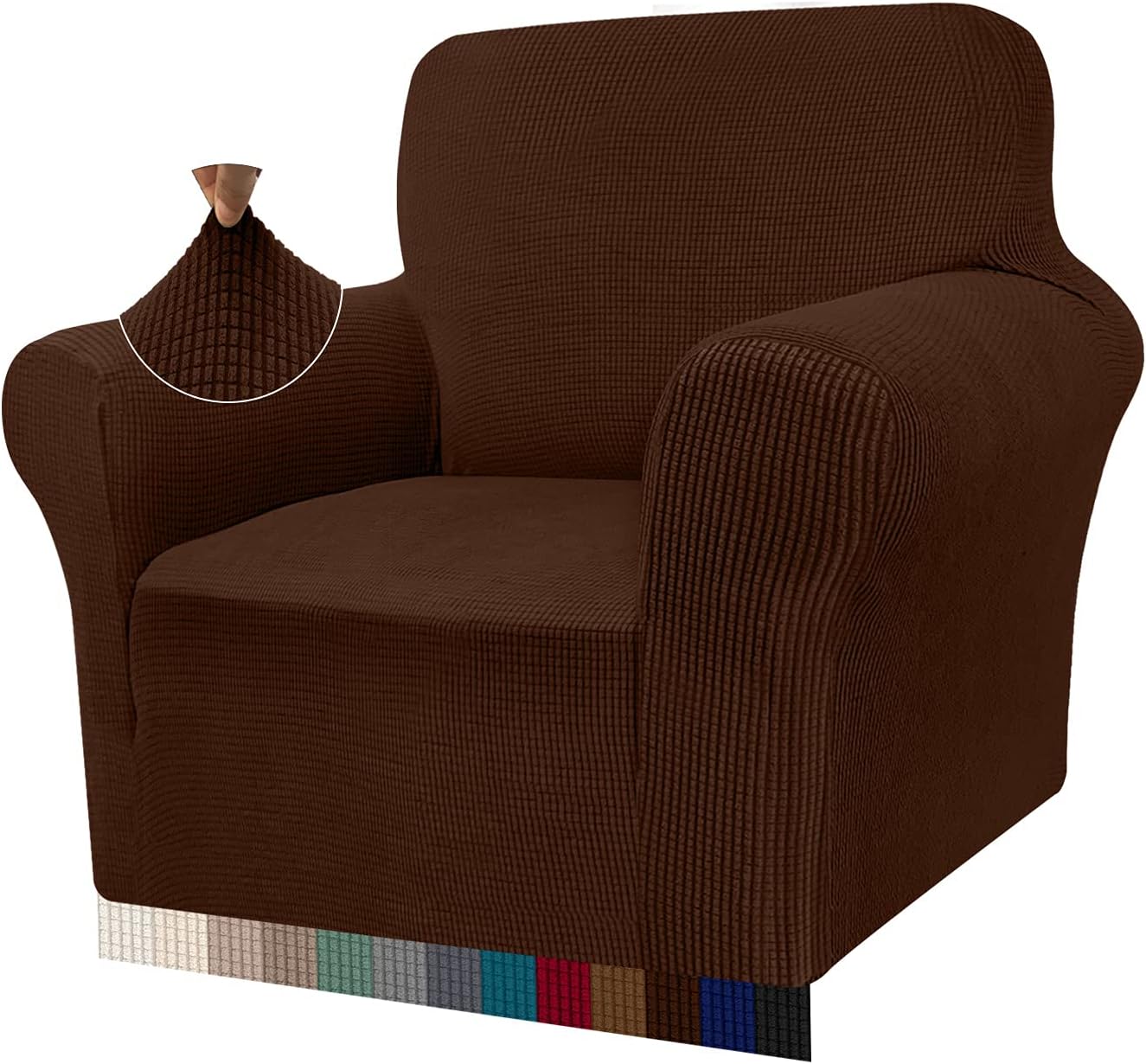 Granbest High Stretch Armchair Covers, Special Chair Covers for Living Room, Inn...