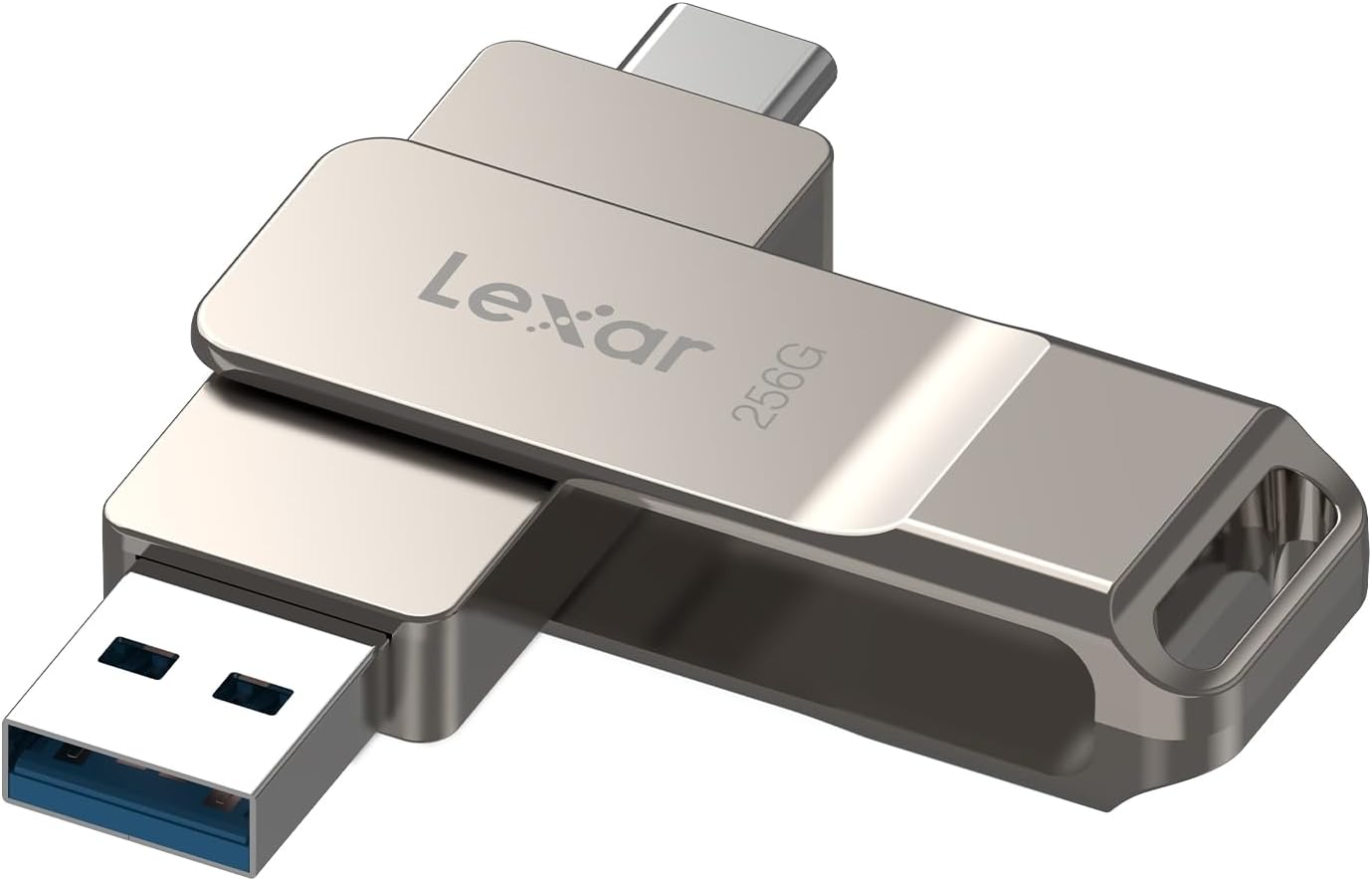 Lexar D40E 256GB Dual Drive USB 3.2 Gen 1 Type-C Jump Drive, USB-C Flash Drive M...