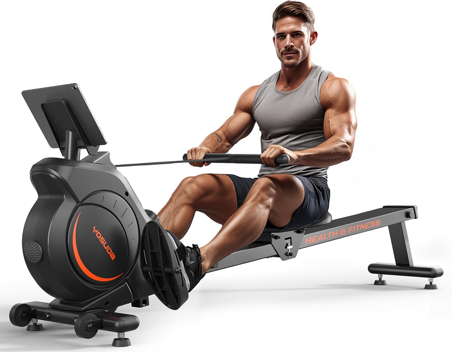 YOSUDA Magnetic/Water Rowing Machine for Home - Rower Machine Use with Bluetooth...