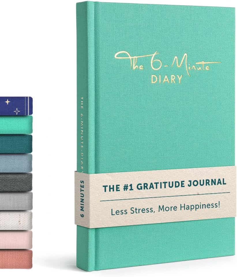 6-Minute Diary 3-Million-Copy Bestseller Gratitude Journal for Men & Women – Gui...