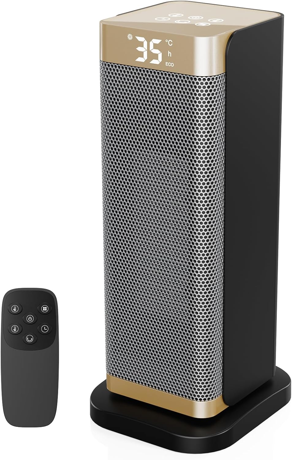 Portable Electric Space Heater, Innovative Energy Efficient Heater with 2000W Po...
