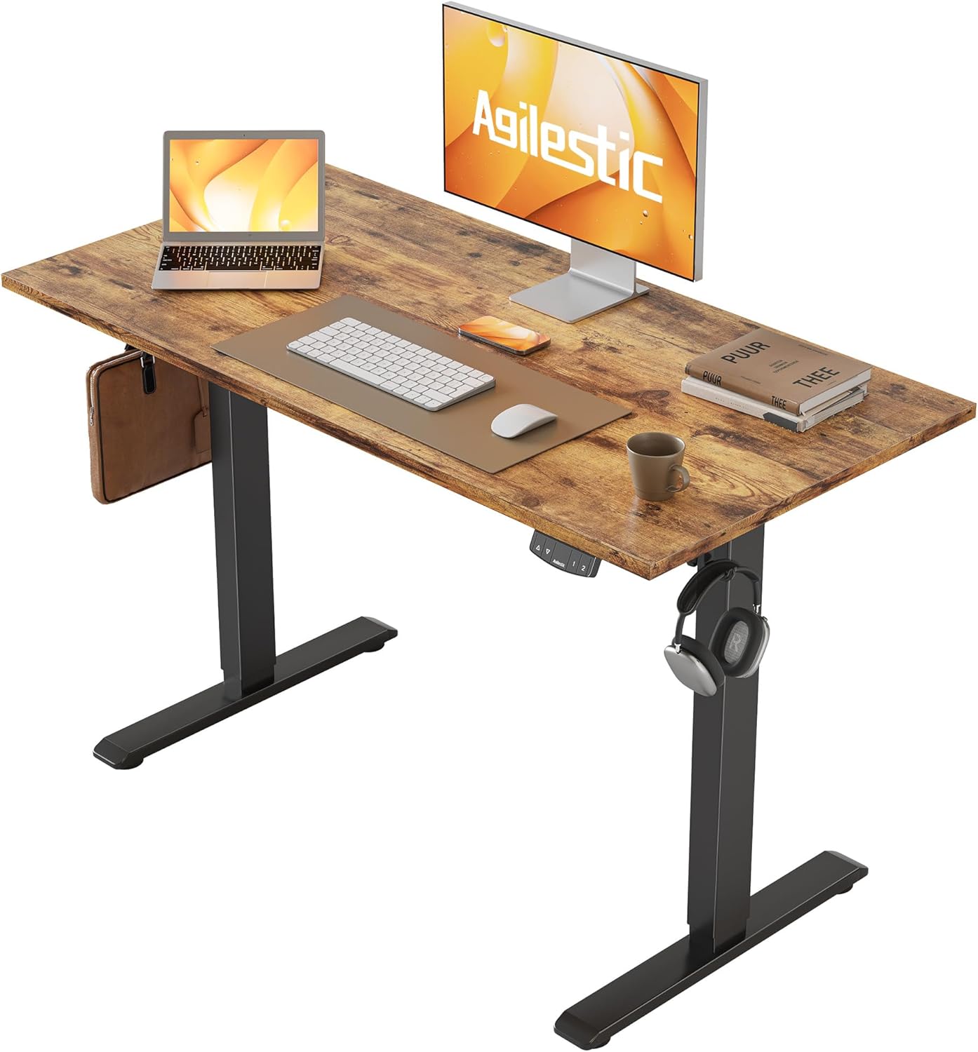 High-Quality Agilestic Electric Standing Desk, Innovative Sit Stand Desk with He...