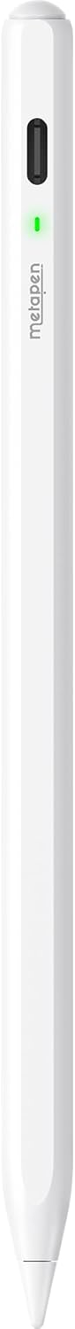 Metapen Pencil Air8 for Apple iPad 2018-2025, (20H Battery Life), 2Min Fast Char...