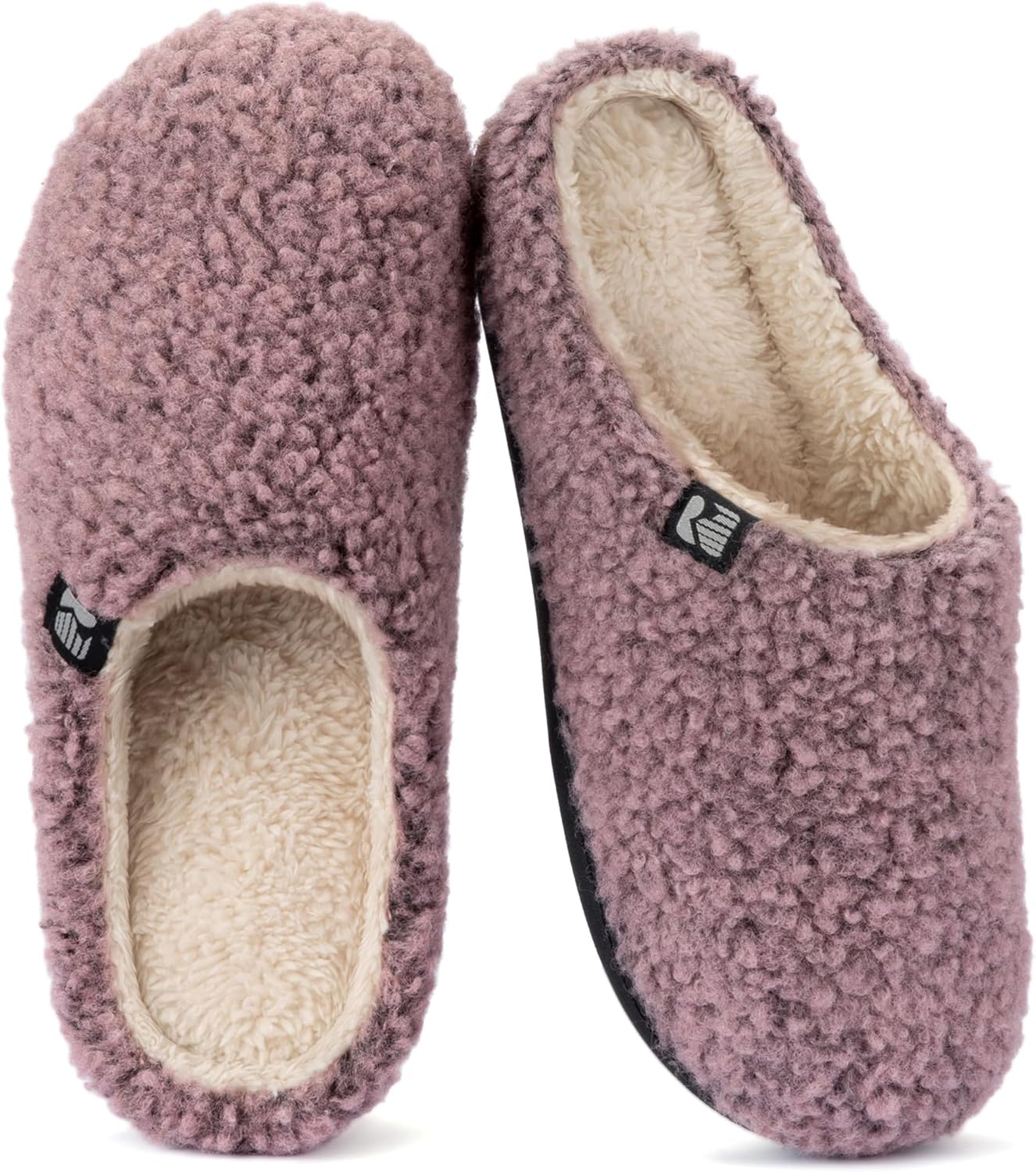 RockDove Women's Sherpa Fleece Clog, Special Slipper for Comfort, Cozy Slipper i...